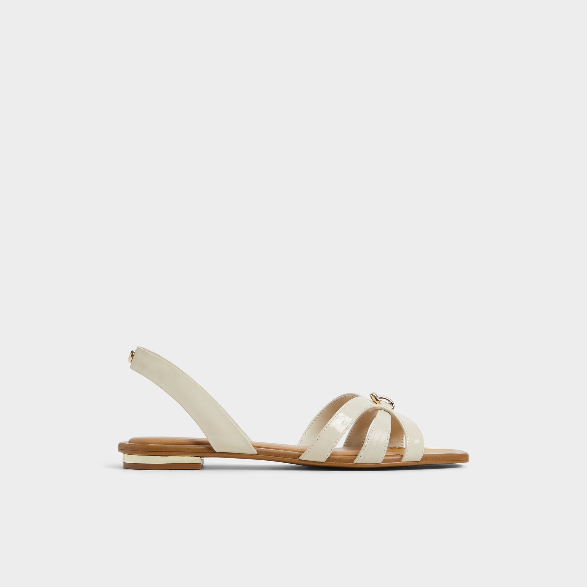 Main View of Other White Marassita Flat sandal for Womens
