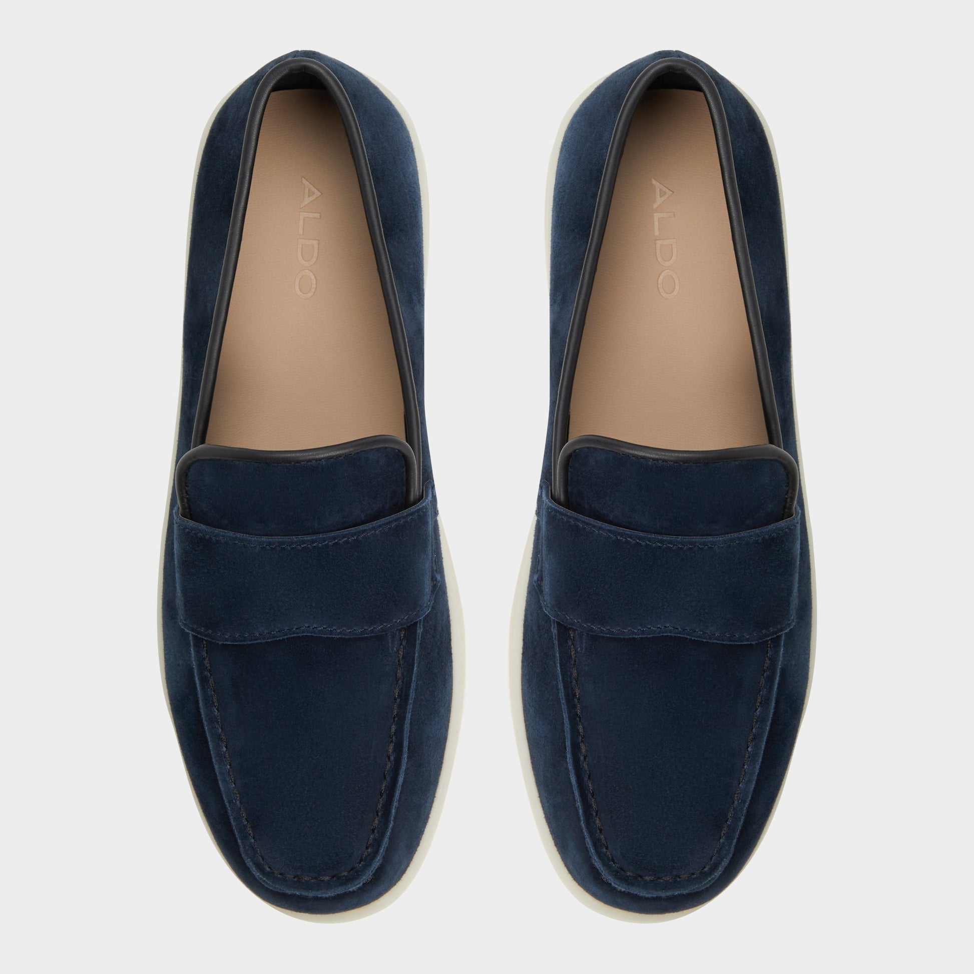 Top-down view of the Navy Seastroll Loafer