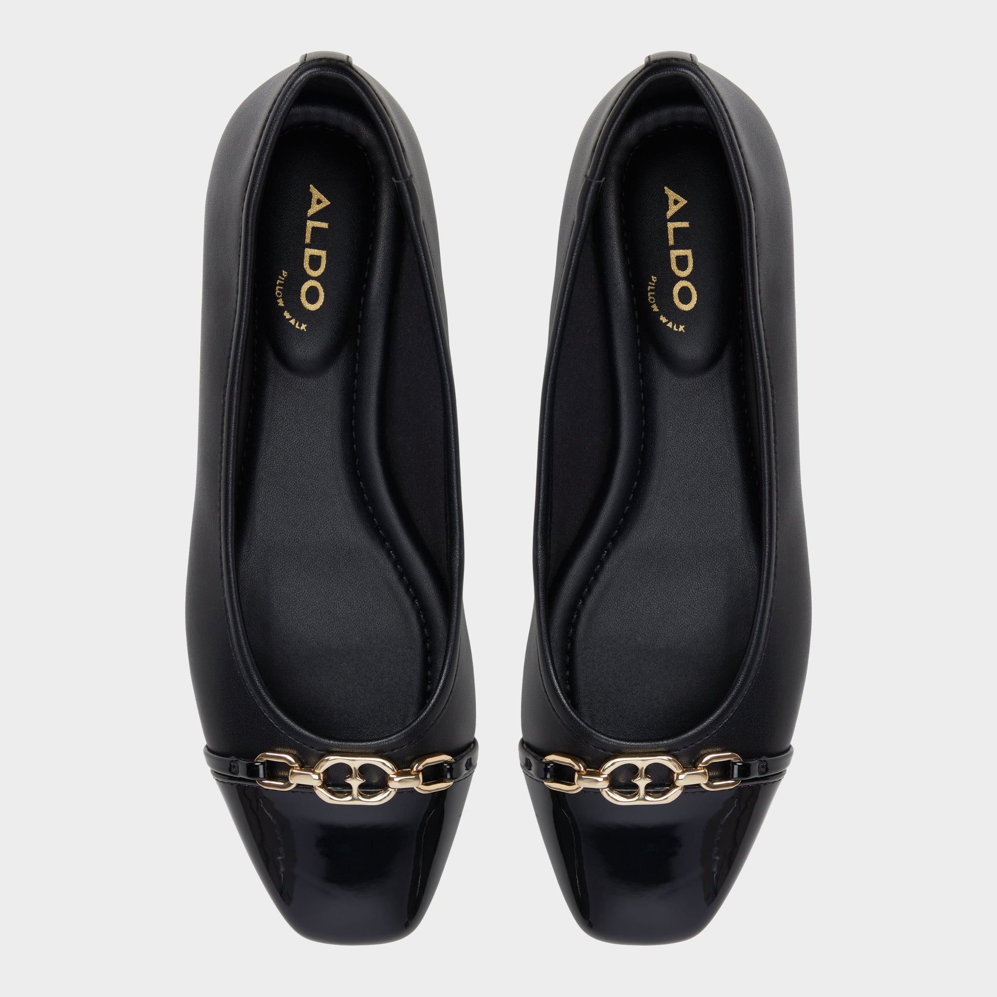 Top-down view of the Black Krishelle Ballerina