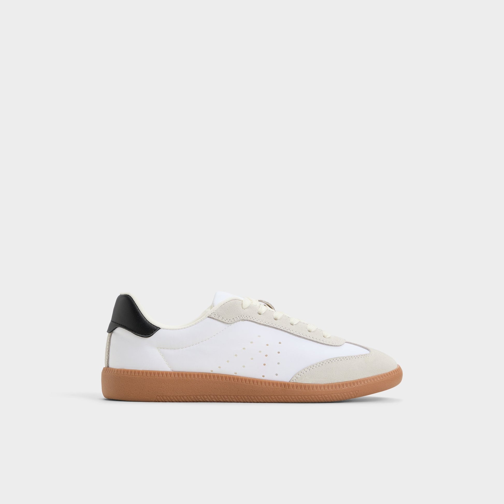 Main View of White/Black Clubstyle Jogger sneaker for Womens