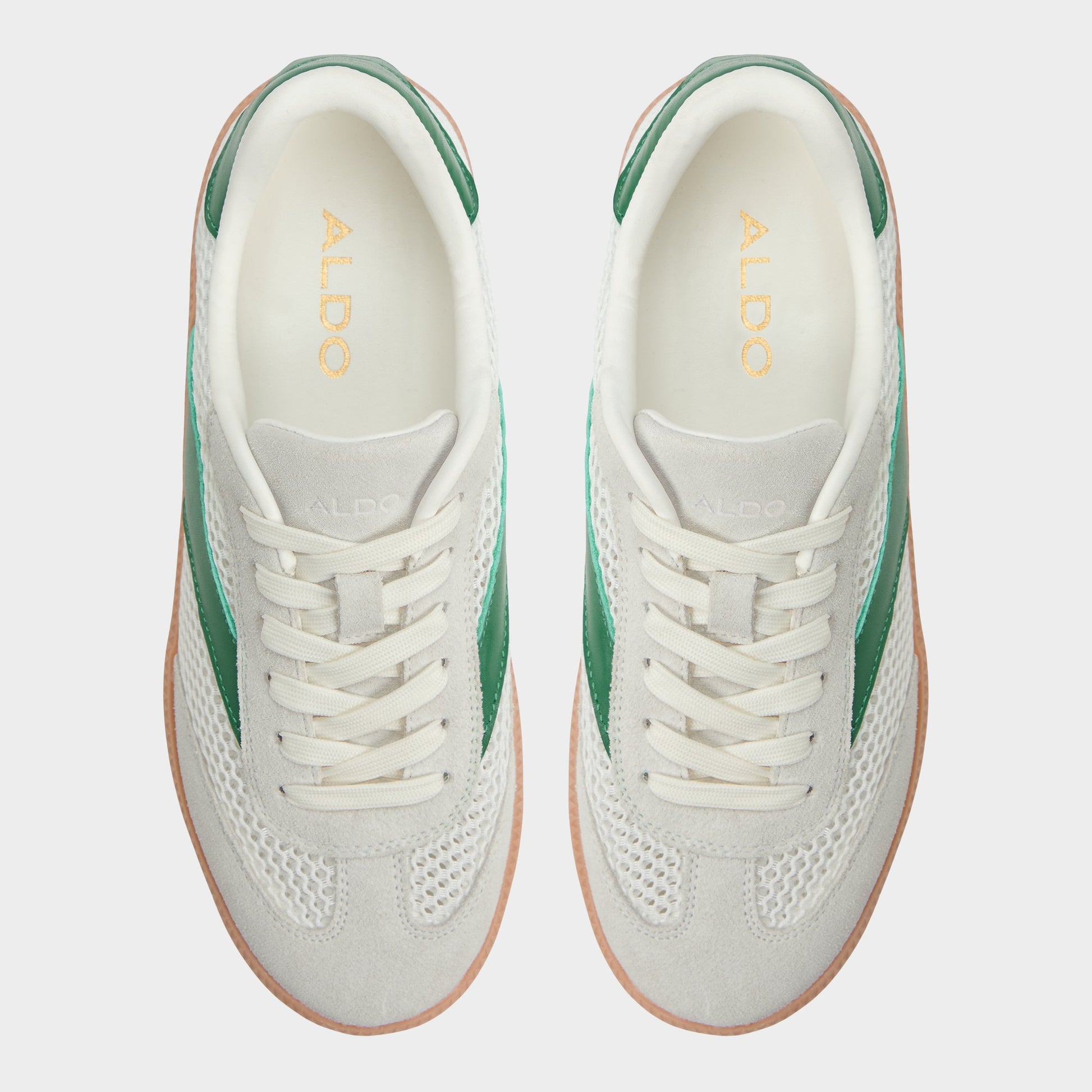 Top-down view of the White Clubstyle Jogger sneaker