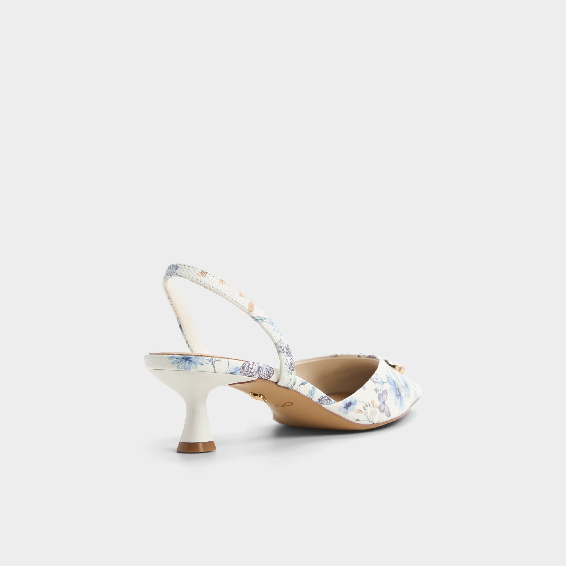 Three-quarter angle of Multi Delicate Slingback heel's back side