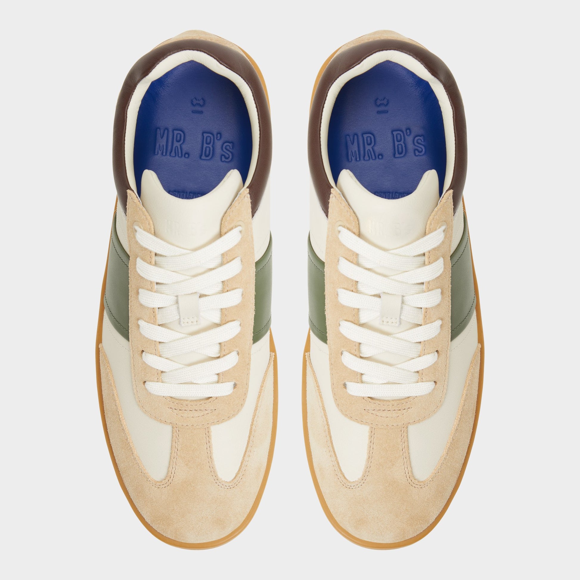 Top-down view of the Ivory Langston Low top sneaker