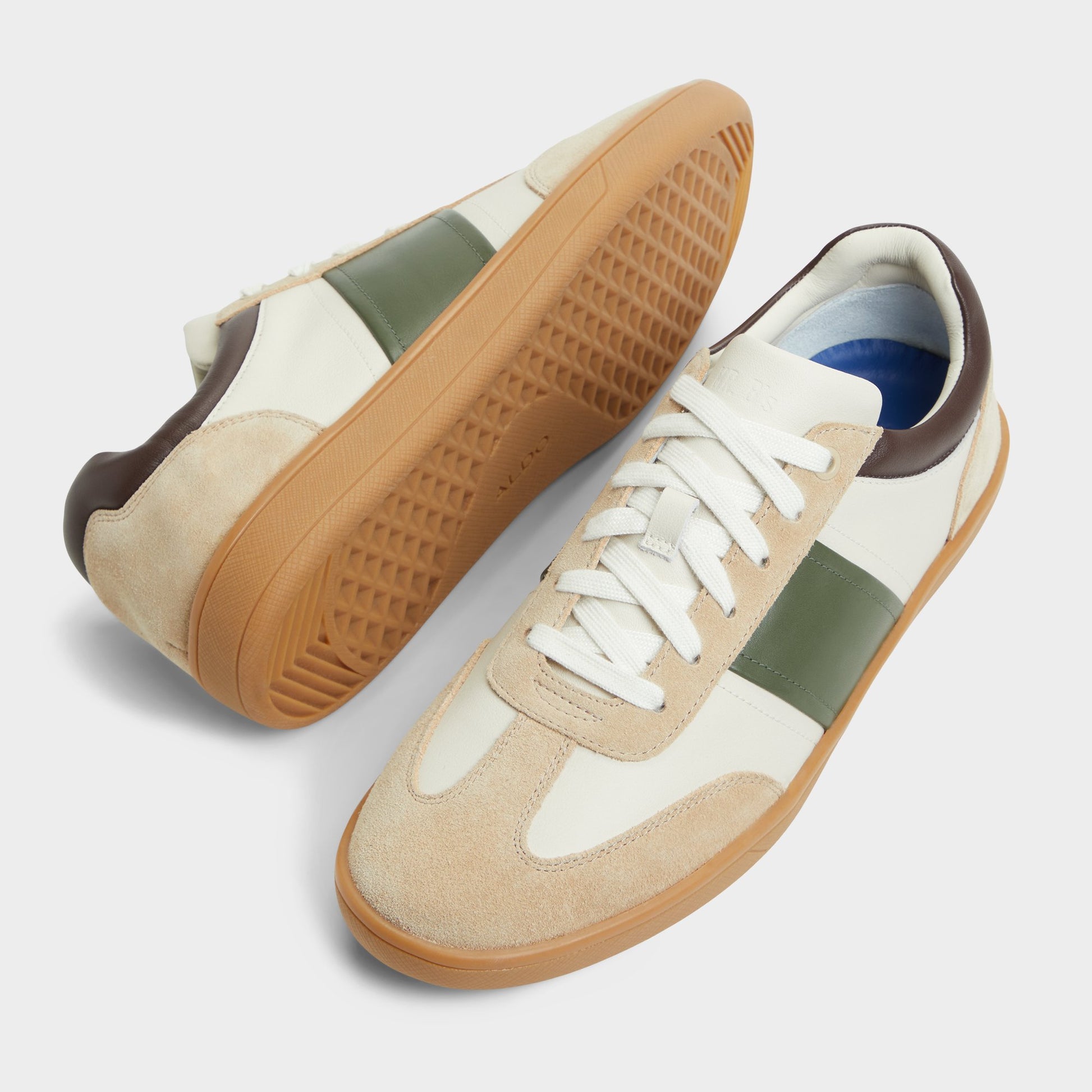 Highlighted view of a pair of Ivory Langston Low top sneakers