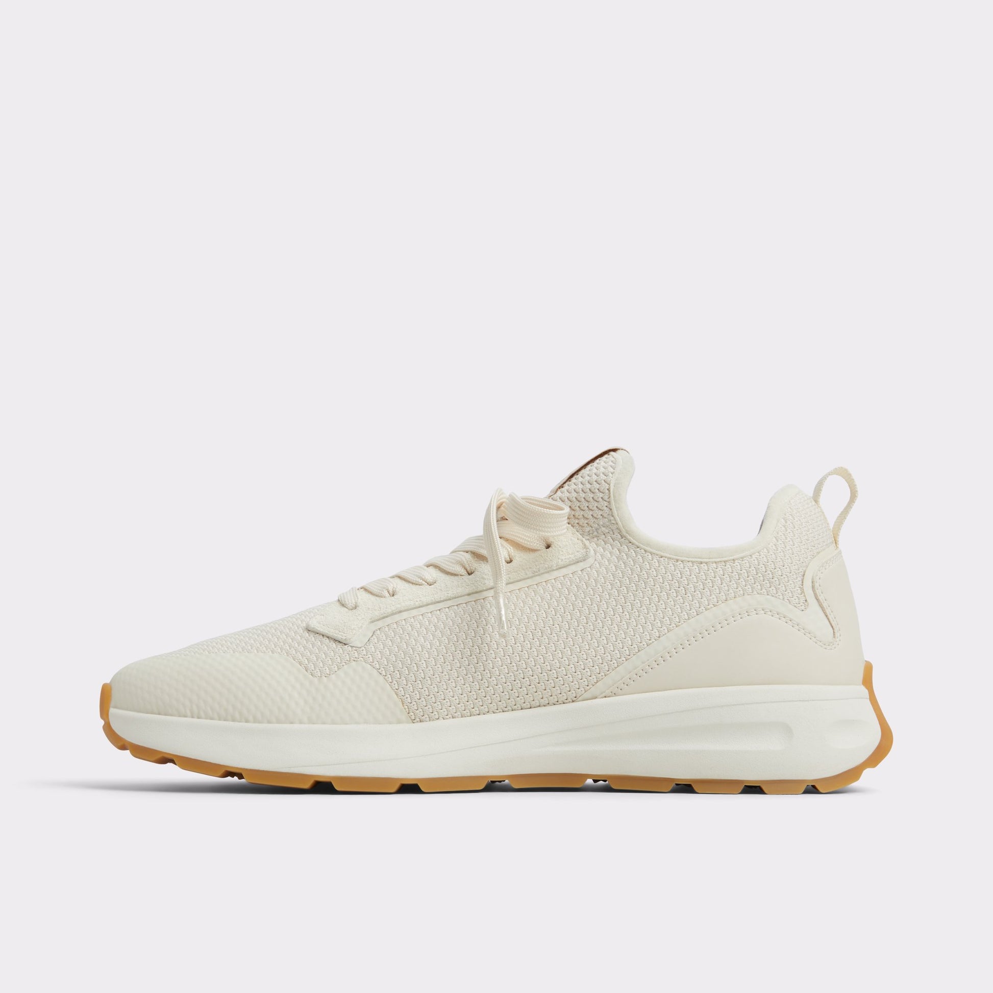 Side view of Light Beige Garrick Jogger sneaker