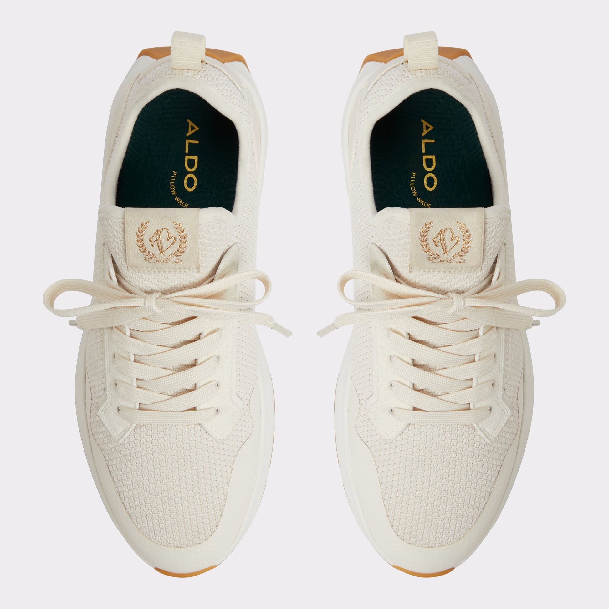 Top-down view of the Light Beige Garrick Jogger sneaker