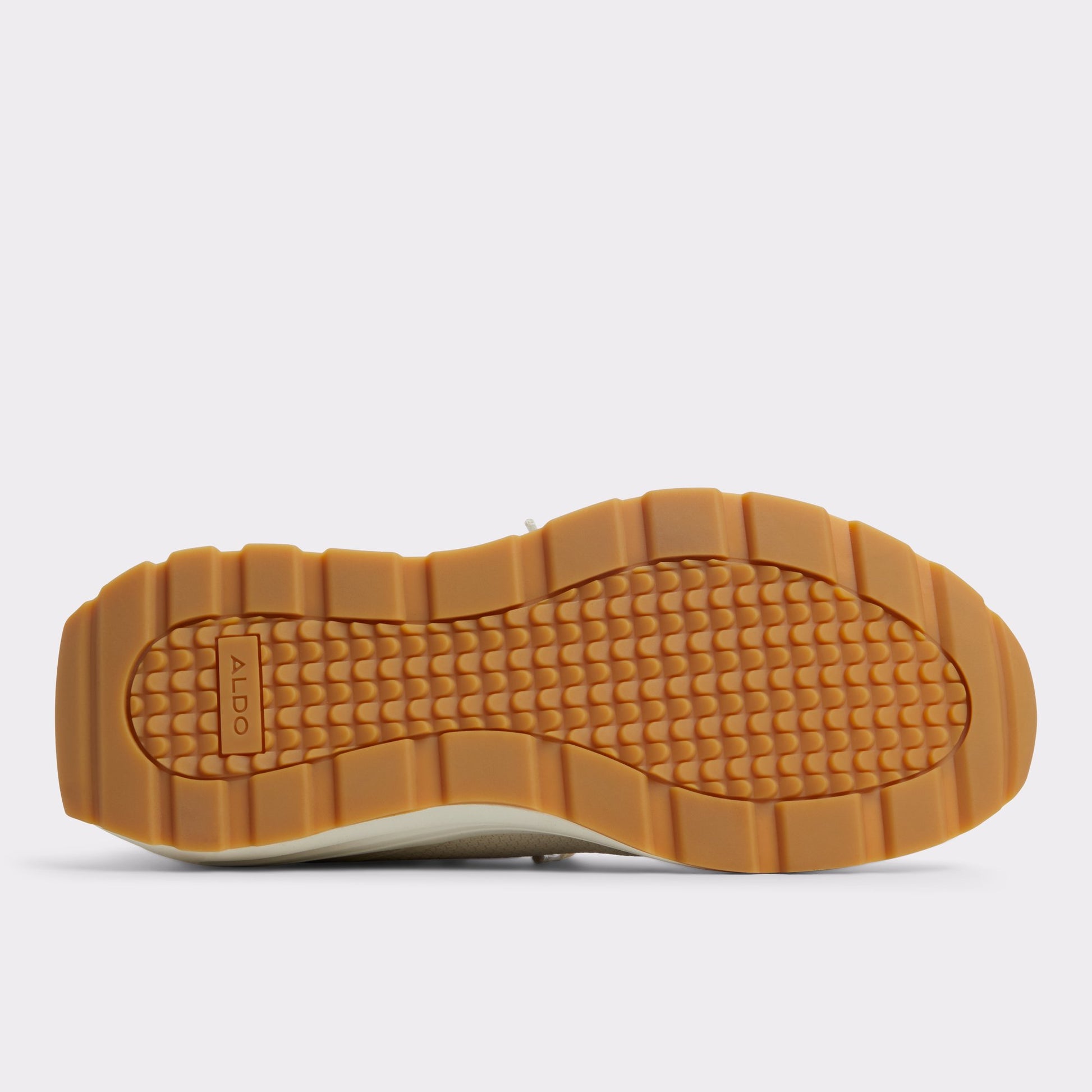 View of Light Beige Garrick Jogger sneaker's sole