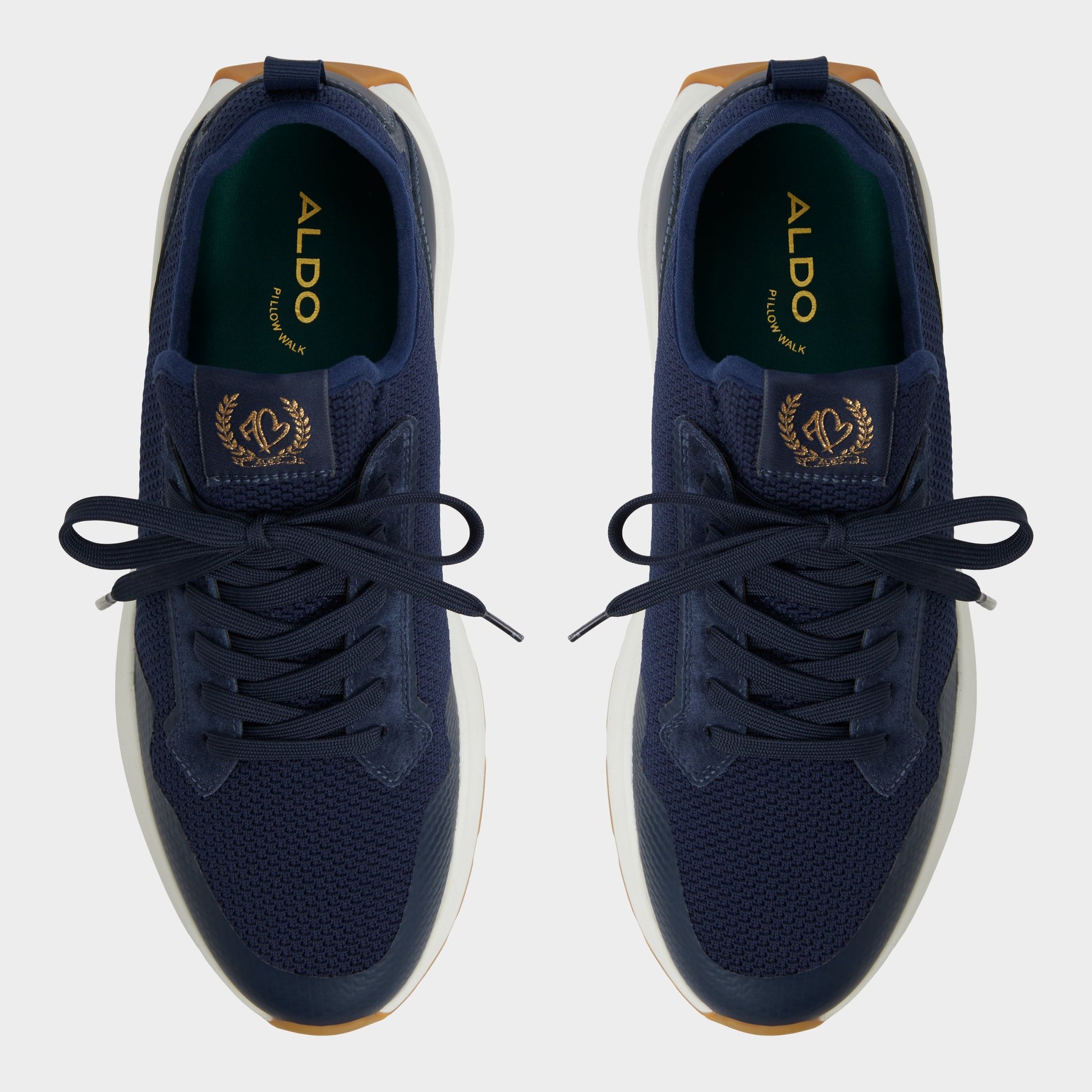 Top-down view of the Navy Garrick Jogger sneaker