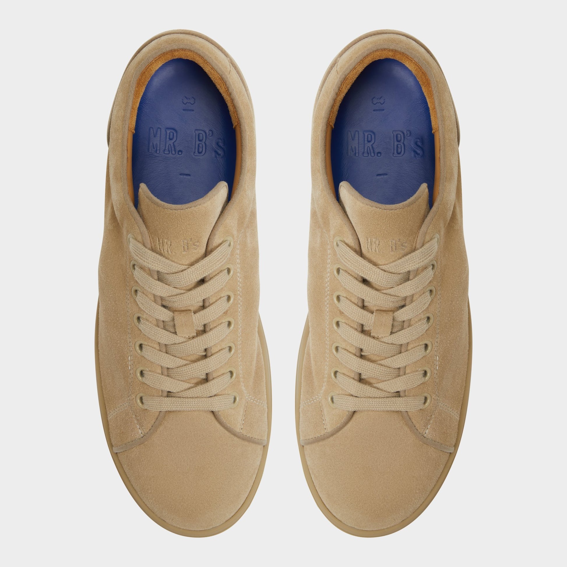 Top-down view of the Taupe Alastor Low top sneaker