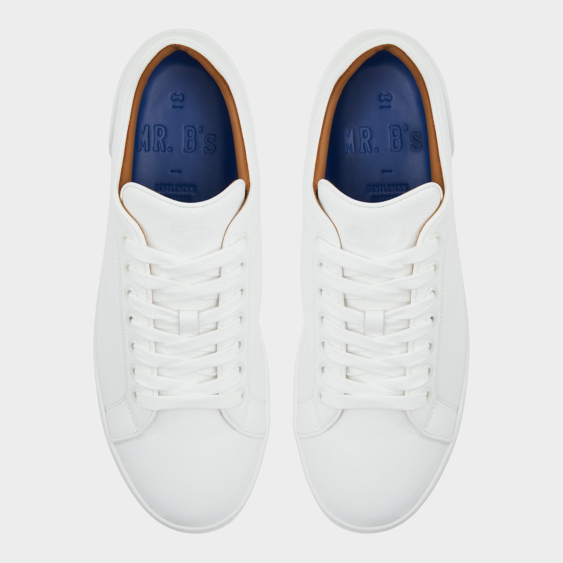 Top-down view of the White Alastor Low top sneaker