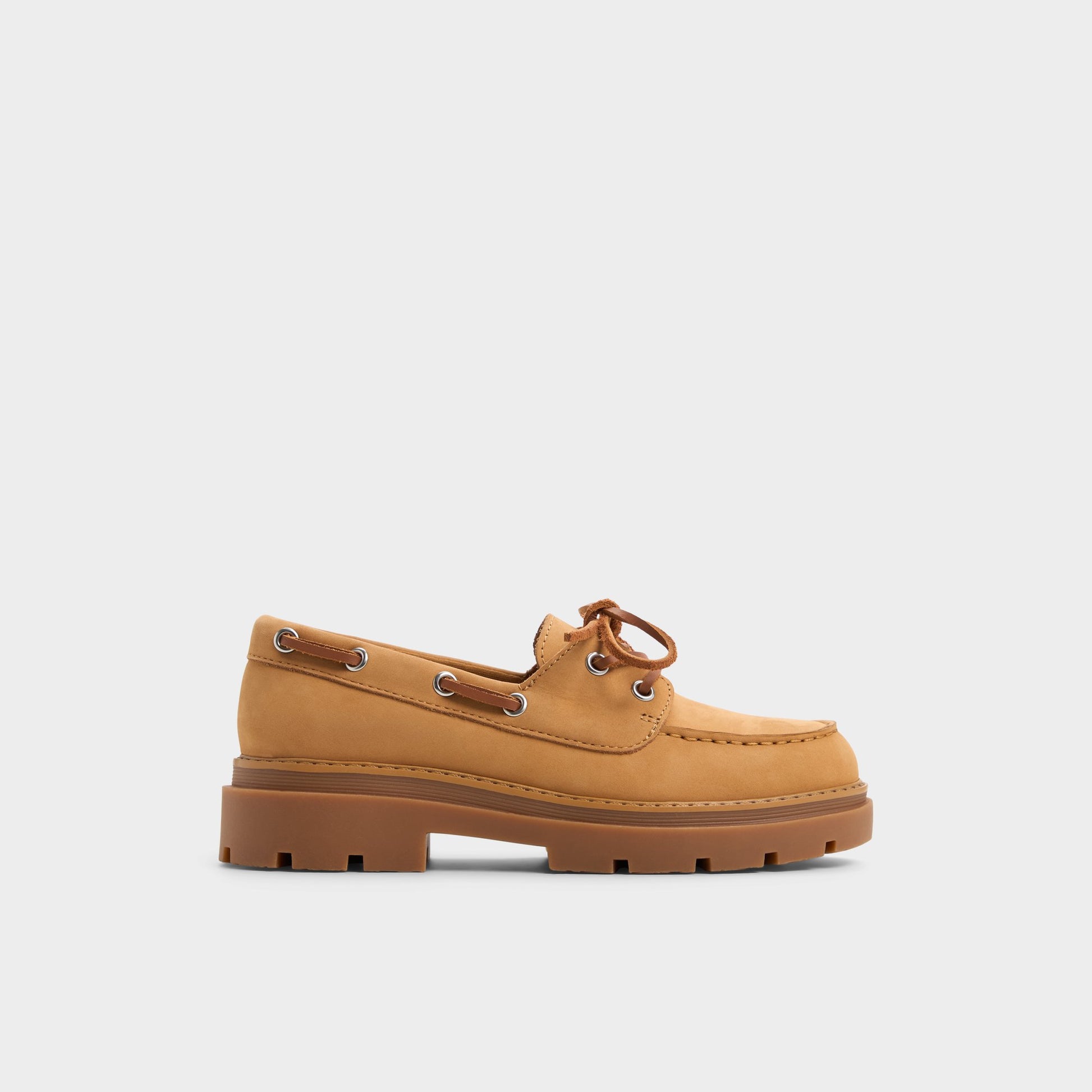Main View of Wheat Seaport Boat shoe for Womens