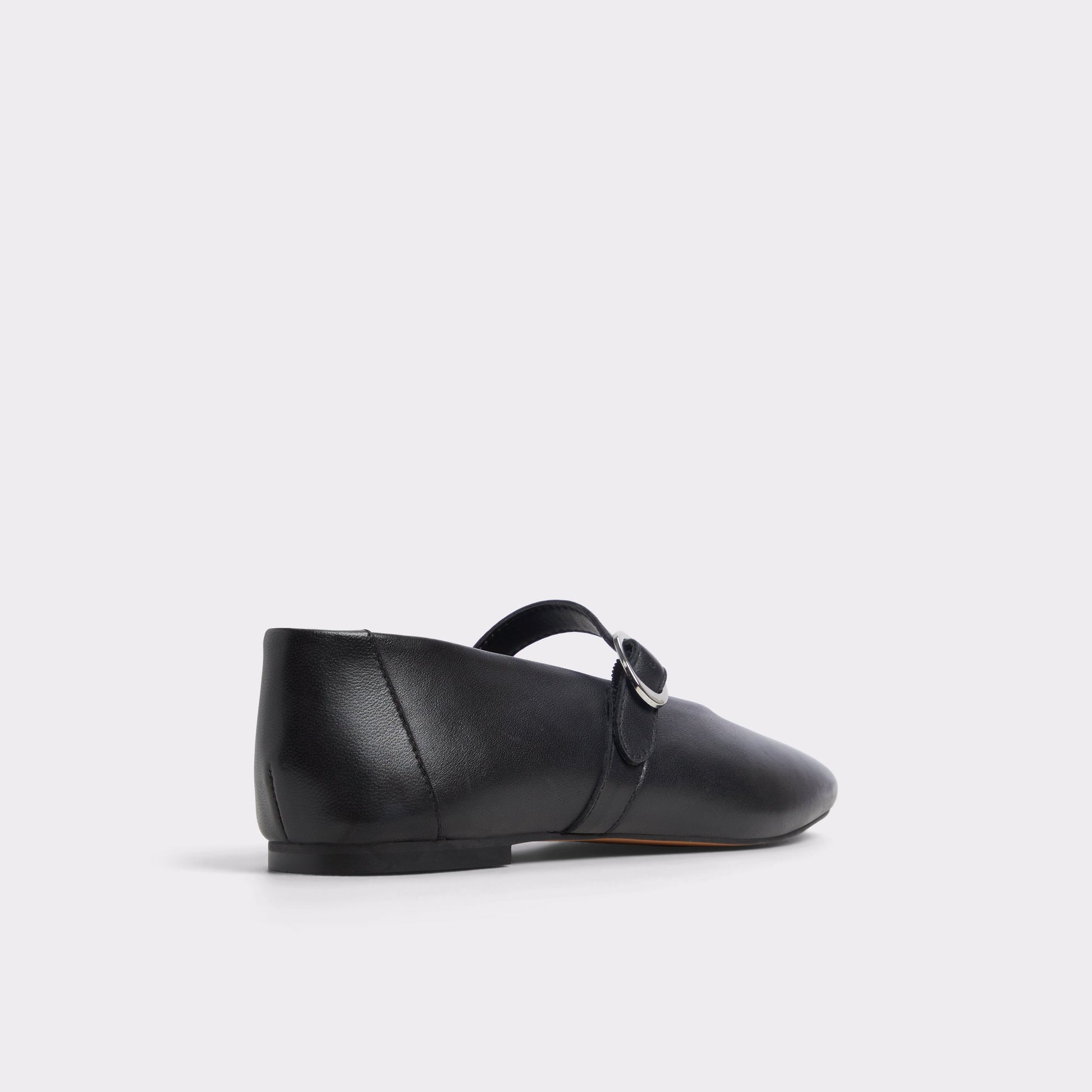 Three-quarter angle of Other Black Quincey Ballerina's back side
