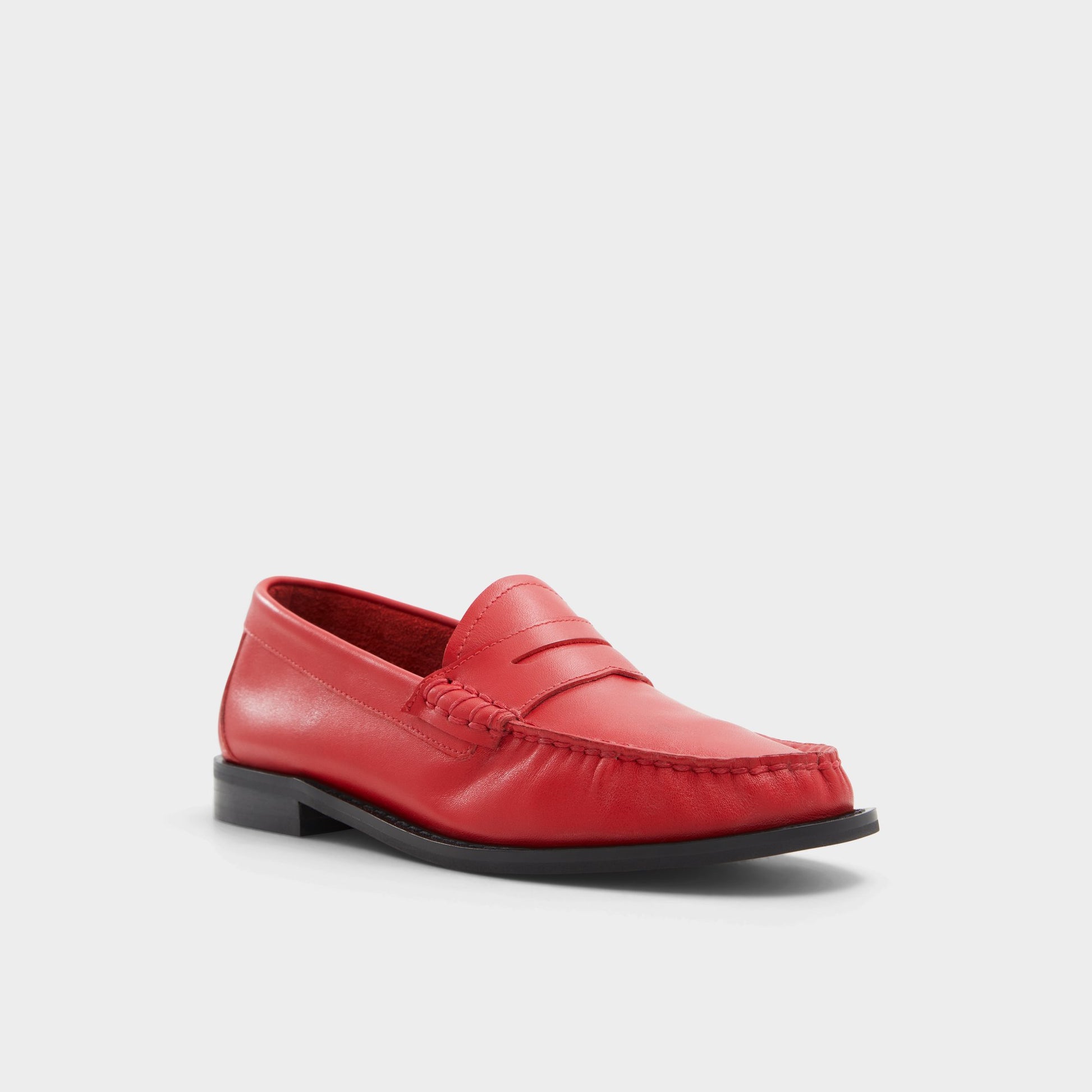 Three-quarter angle of Red Picts Loafer's front side
