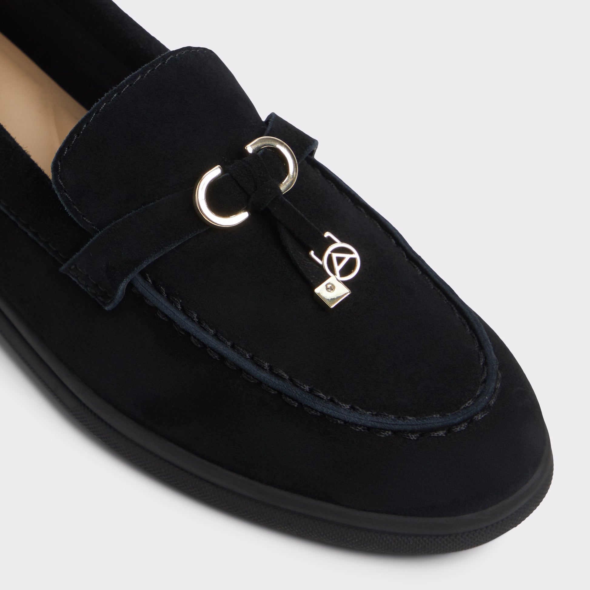 Close-up of the Open Black Creras Loafer