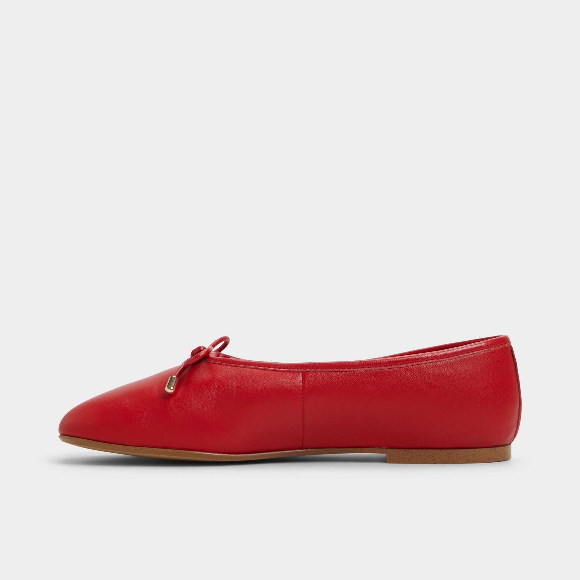 Side view of Red Joselie Ballerina