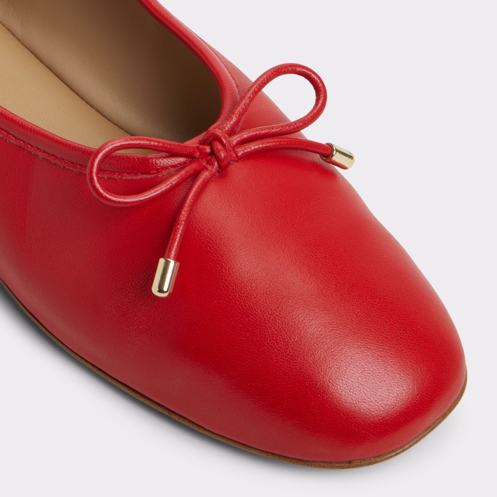 Close-up of the Red Joselie Ballerina