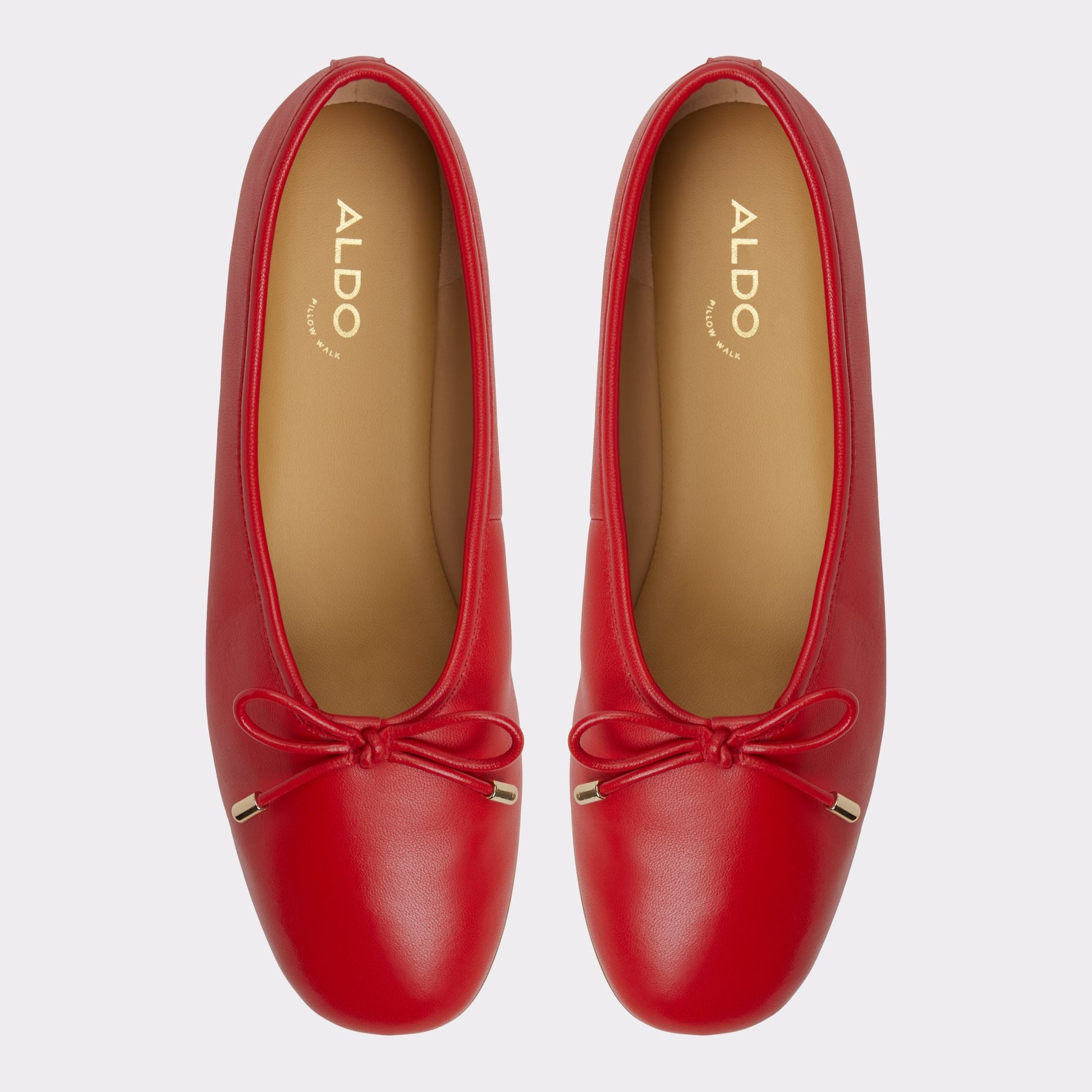Top-down view of the Red Joselie Ballerina