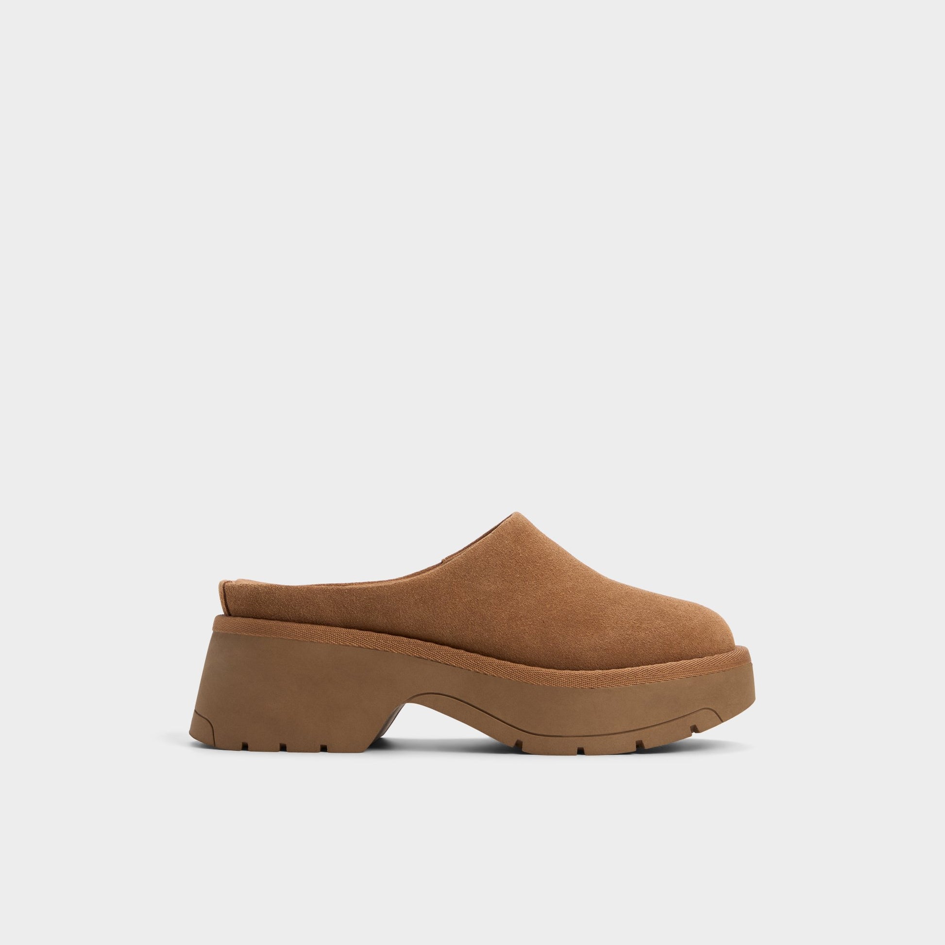 Main View of Camel Academia Heeled mule for Womens