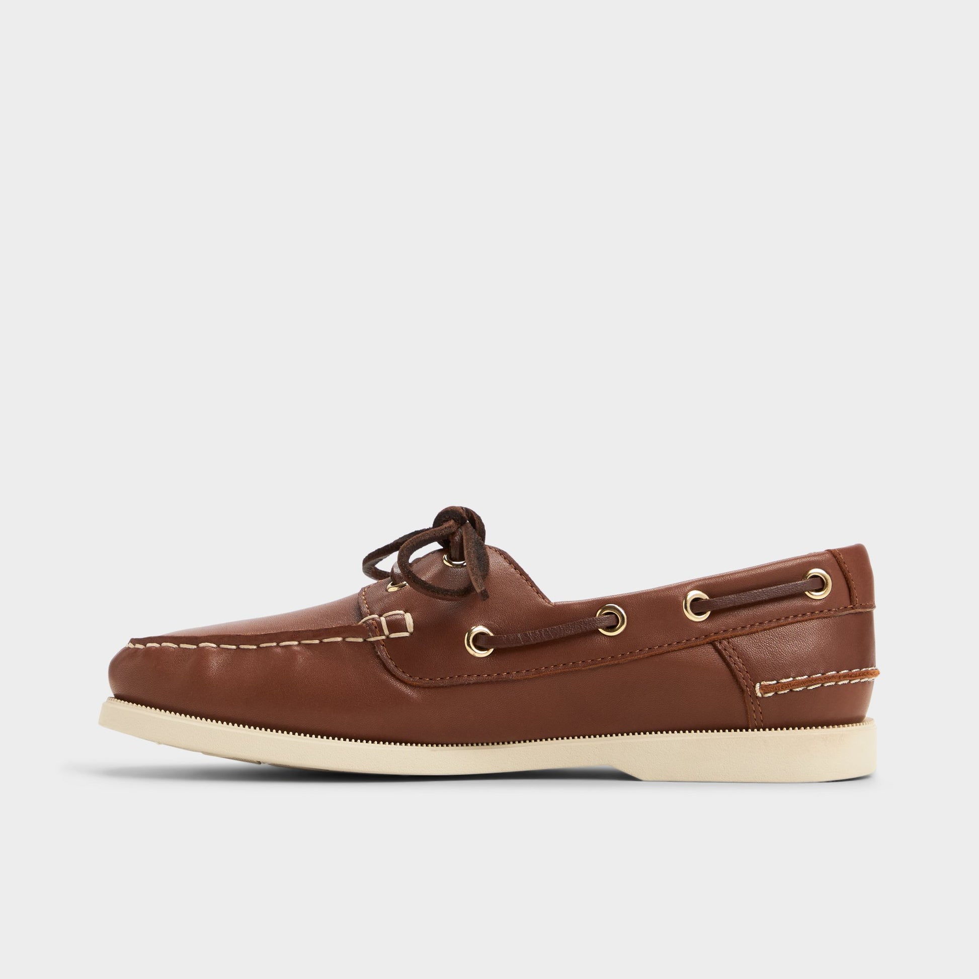 Side view of Dark Brown Harborchic Boat shoe