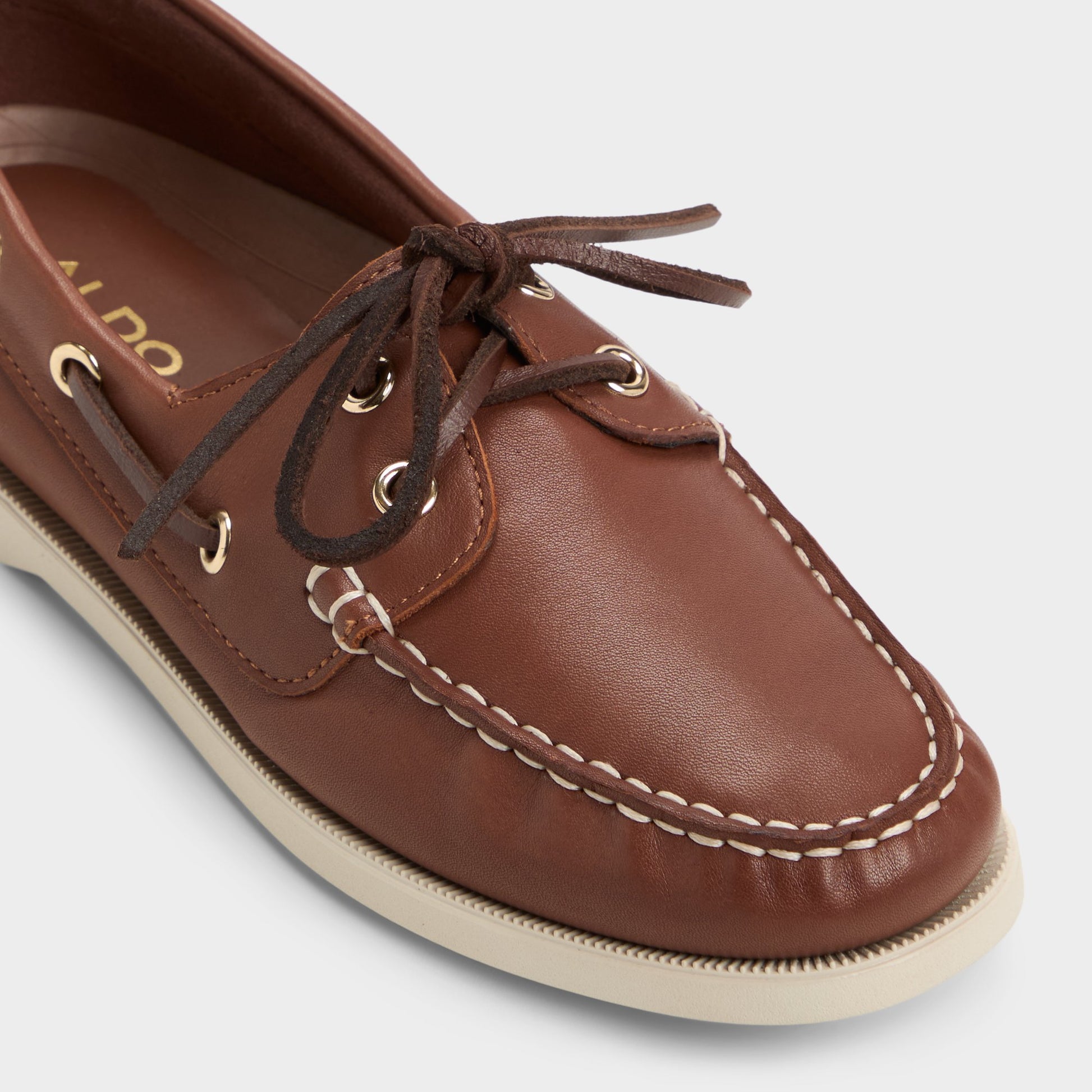 Close-up of the Dark Brown Harborchic Boat shoe