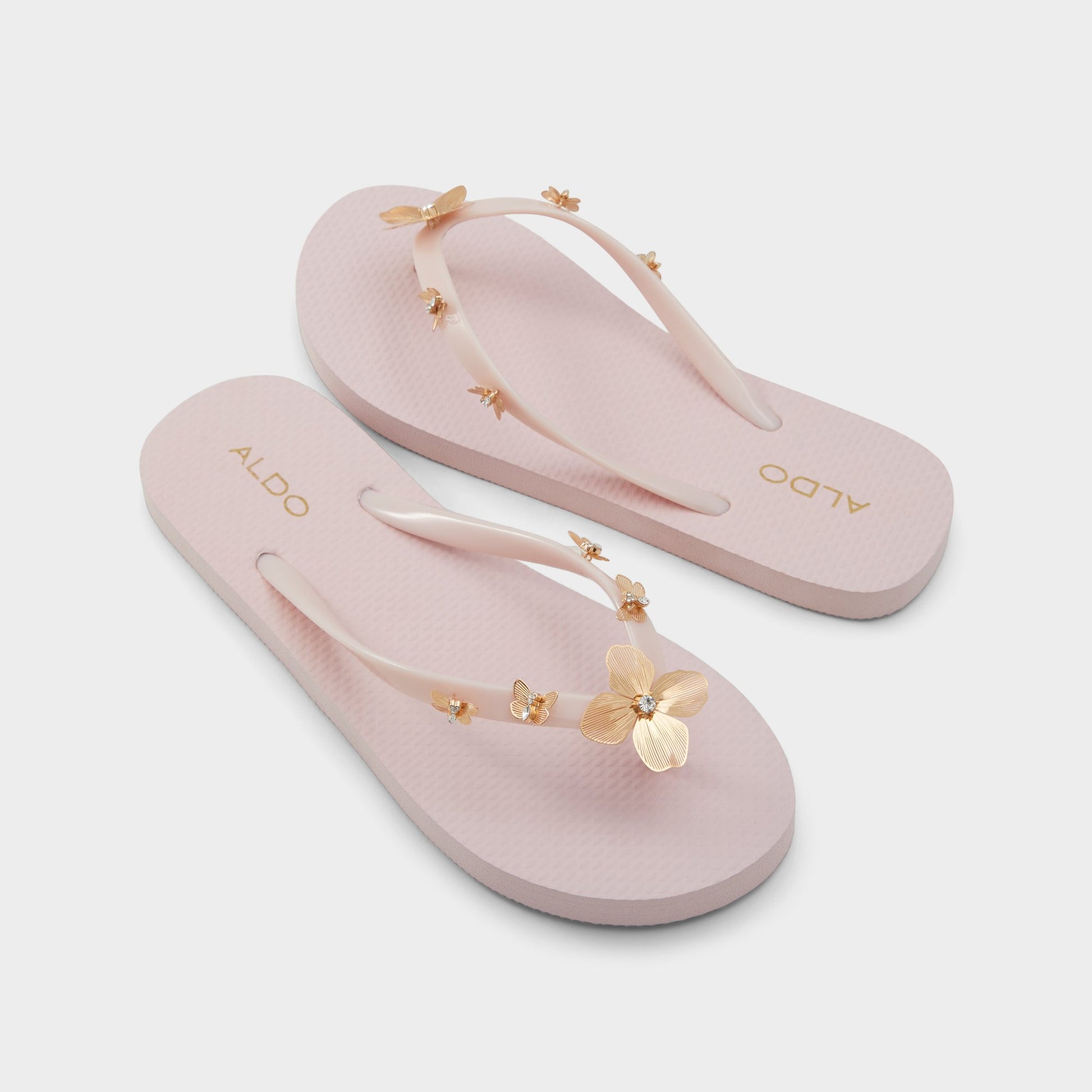 Main View of Light Pink Caliana Flip flop for Womens