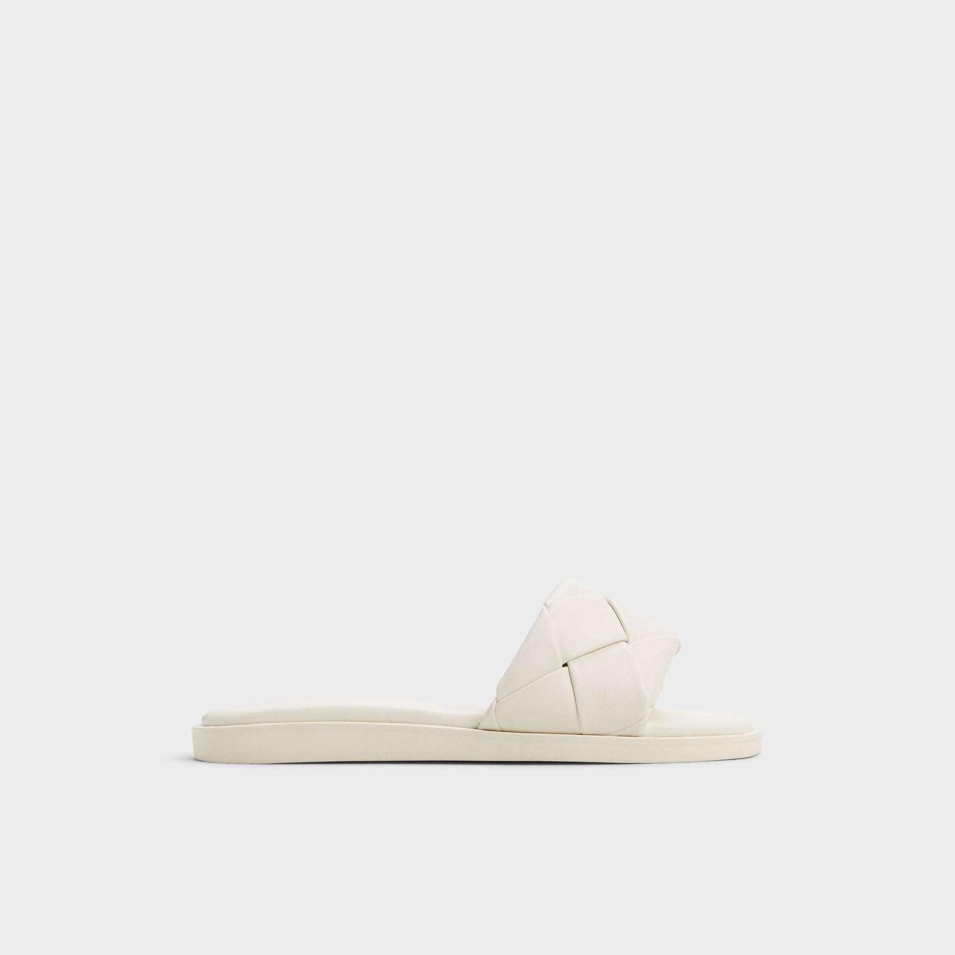 Main View of White Esterelle Slide sandal for Womens