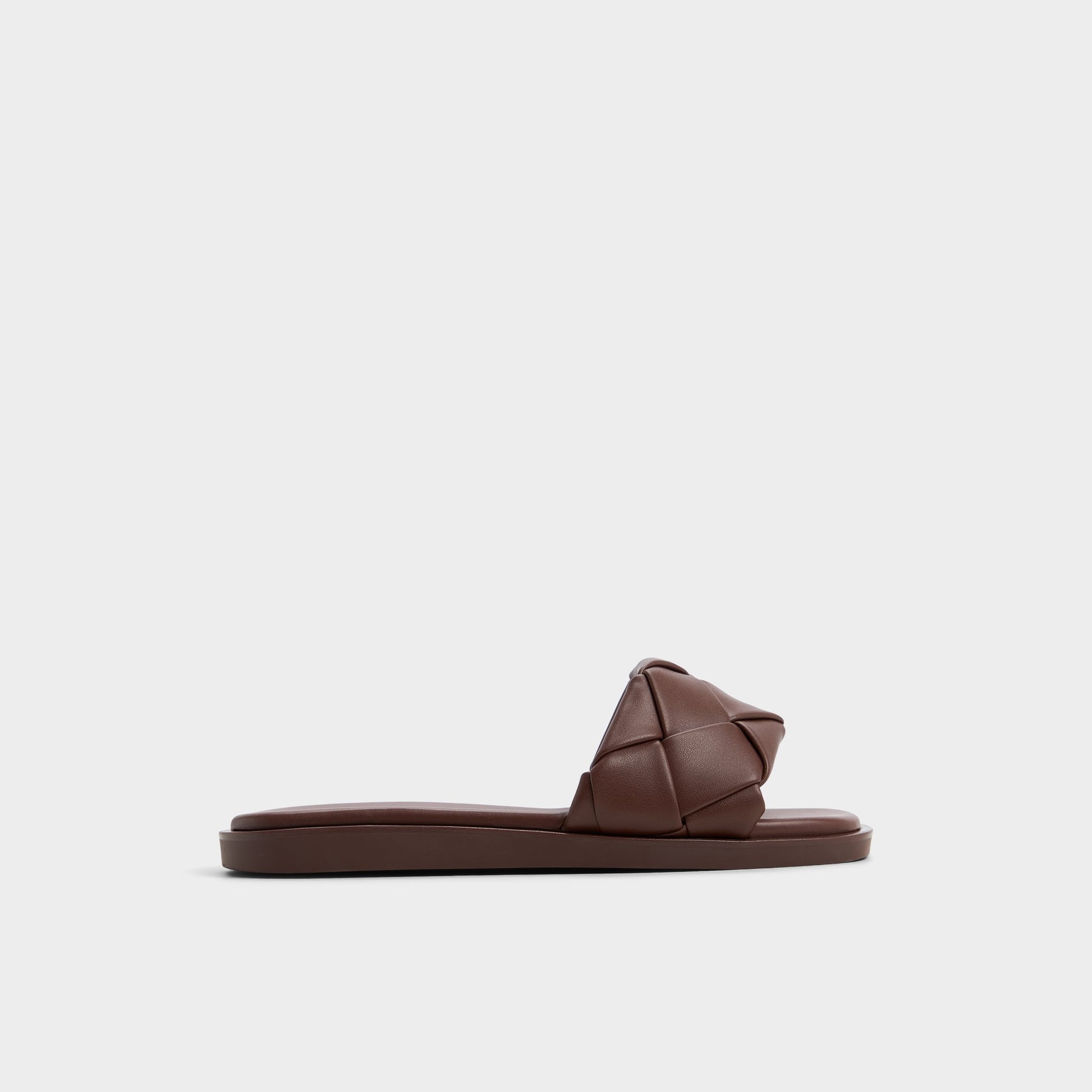 Main View of Dark Brown Esterelle Slide sandal for Womens