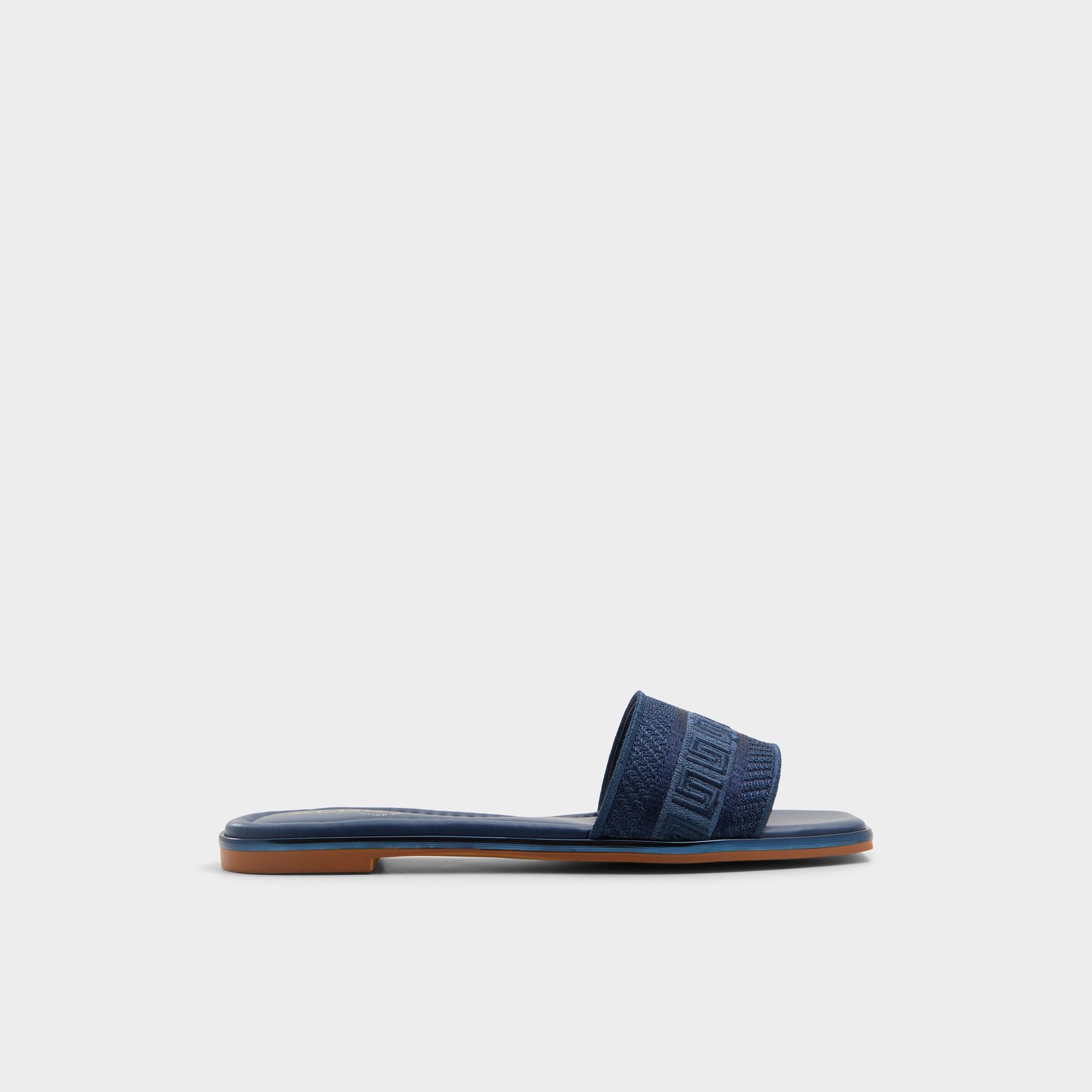 Main View of Navy Oceania Slide sandal for Womens