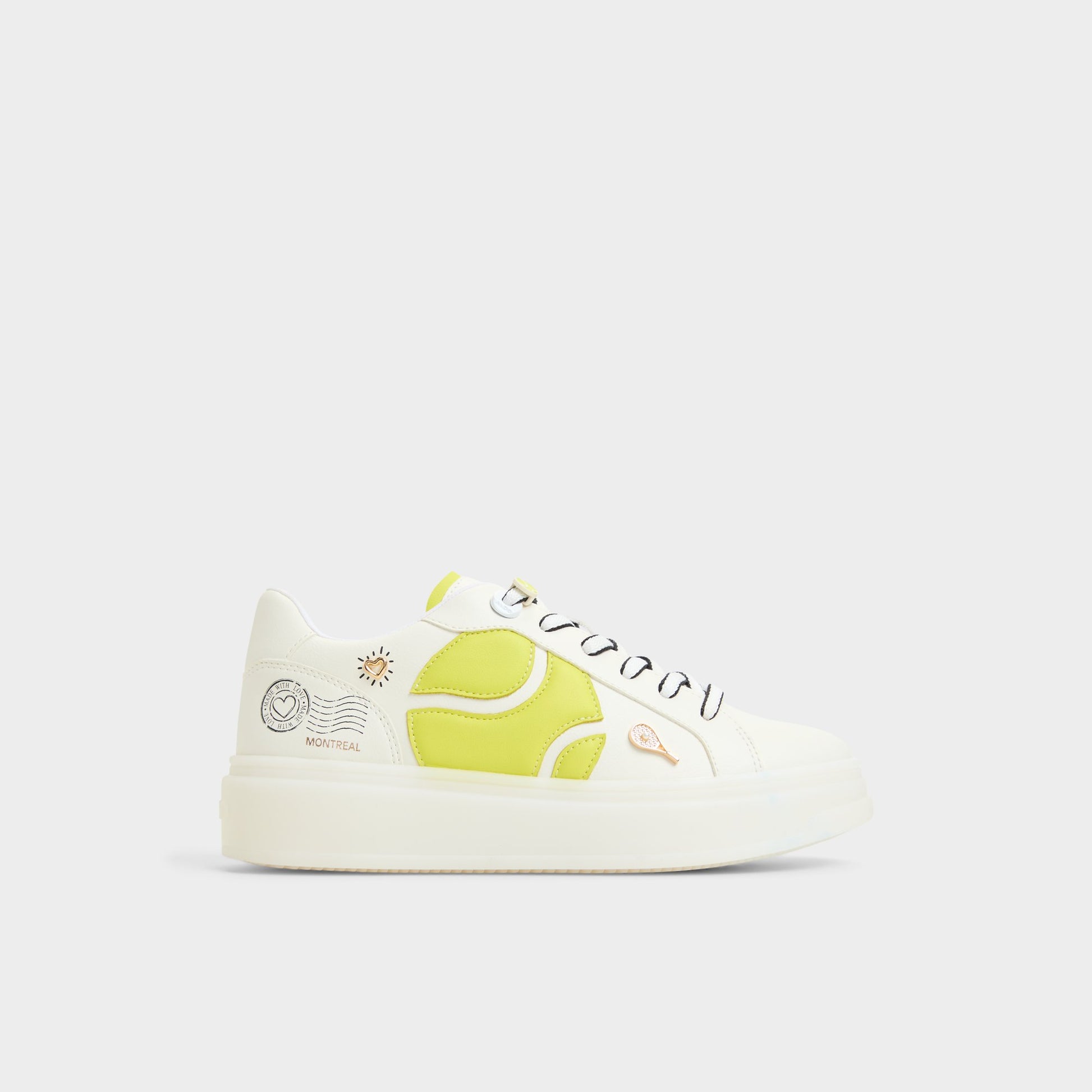 Main View of White Combo Clubchamp Low top sneaker for Womens
