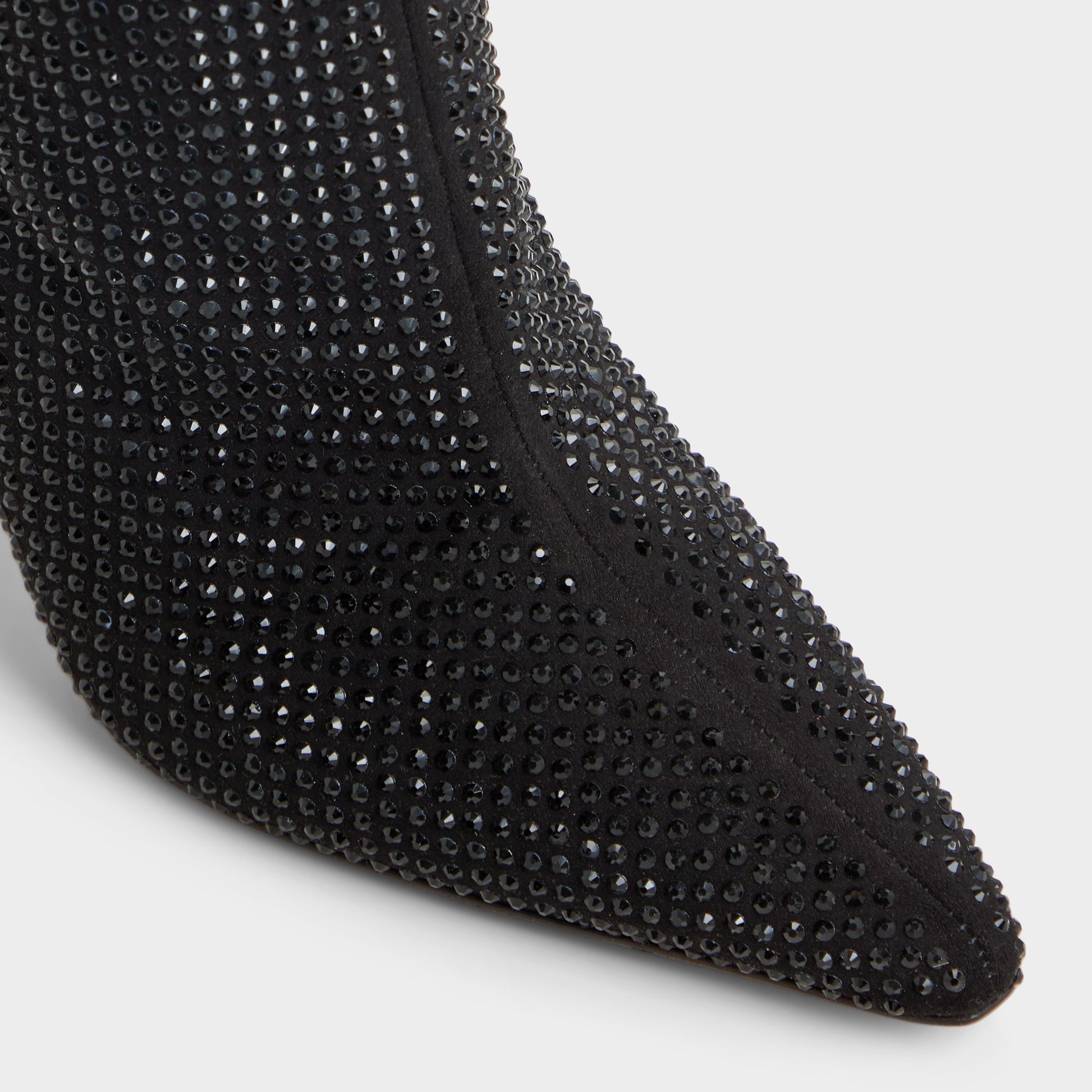 Close-up of the Other Black Loucina Knee-high boot