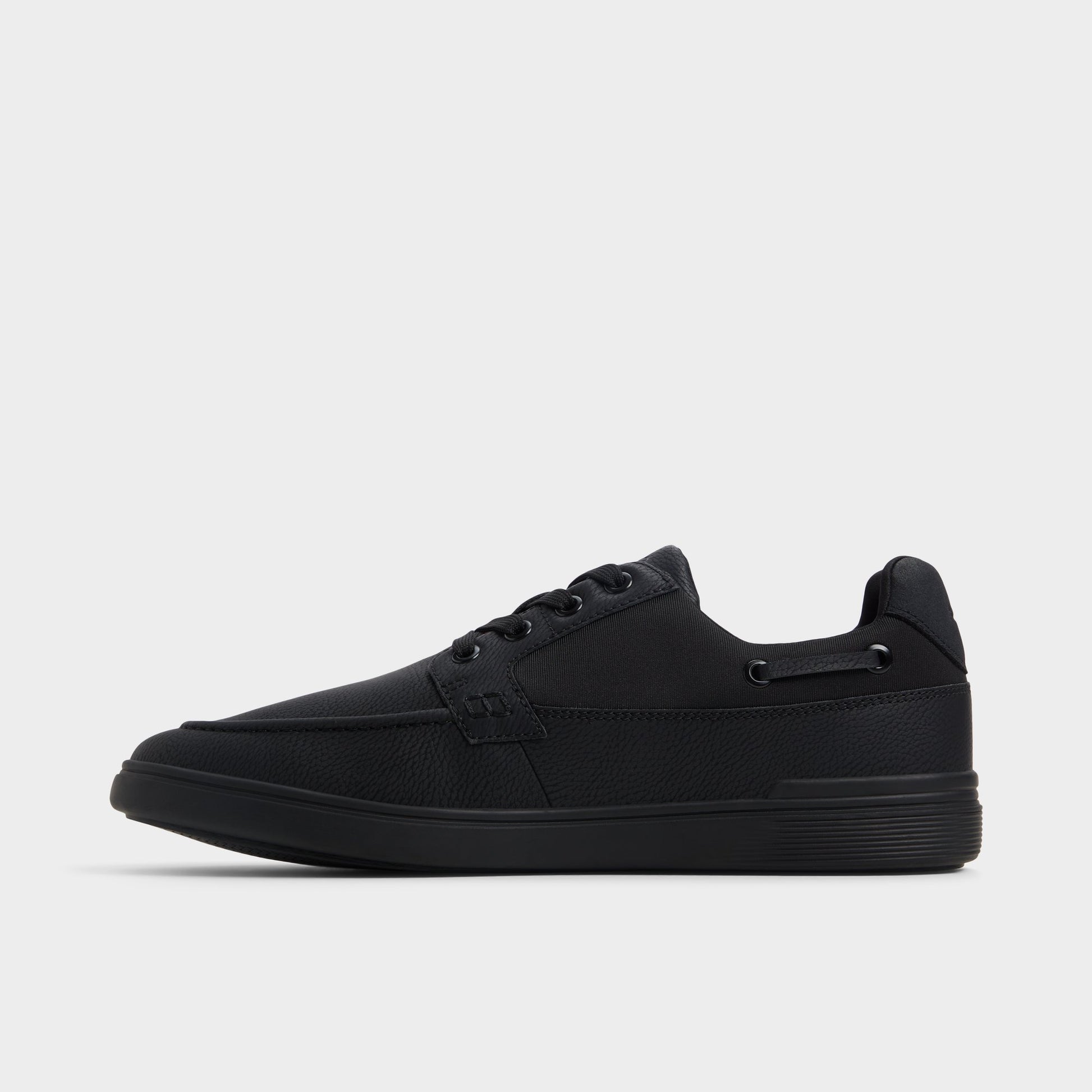Side view of Black/Black Tazz Low top sneaker