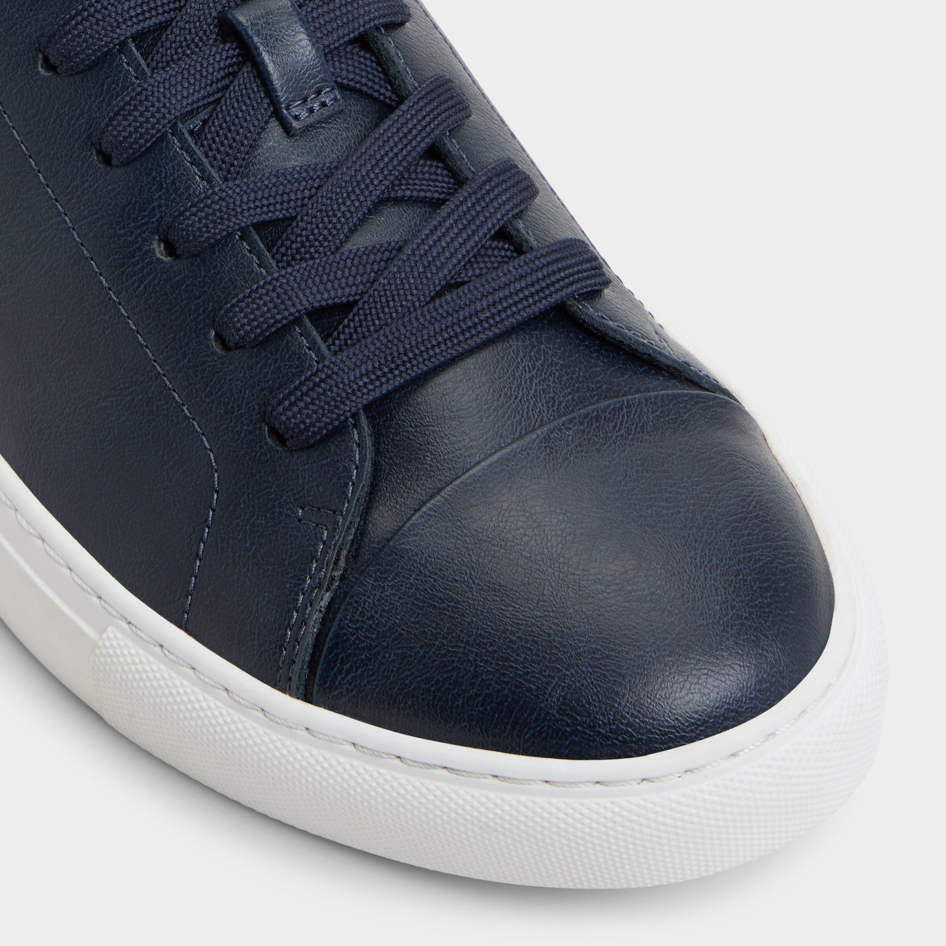 Close-up of the Navy Belford Low top sneaker