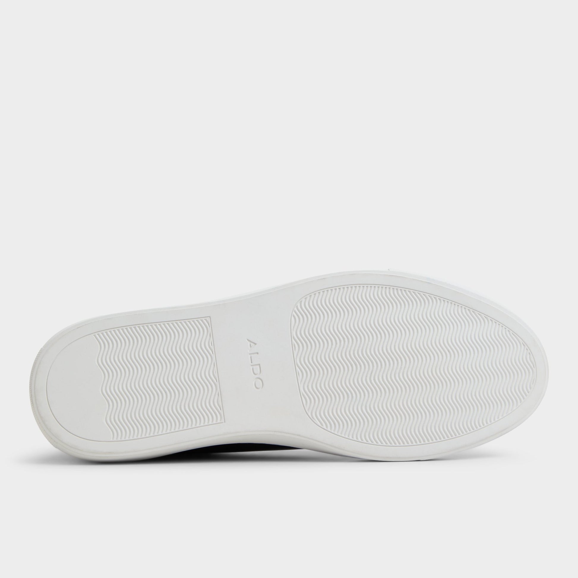 View of Navy Belford Low top sneaker's sole