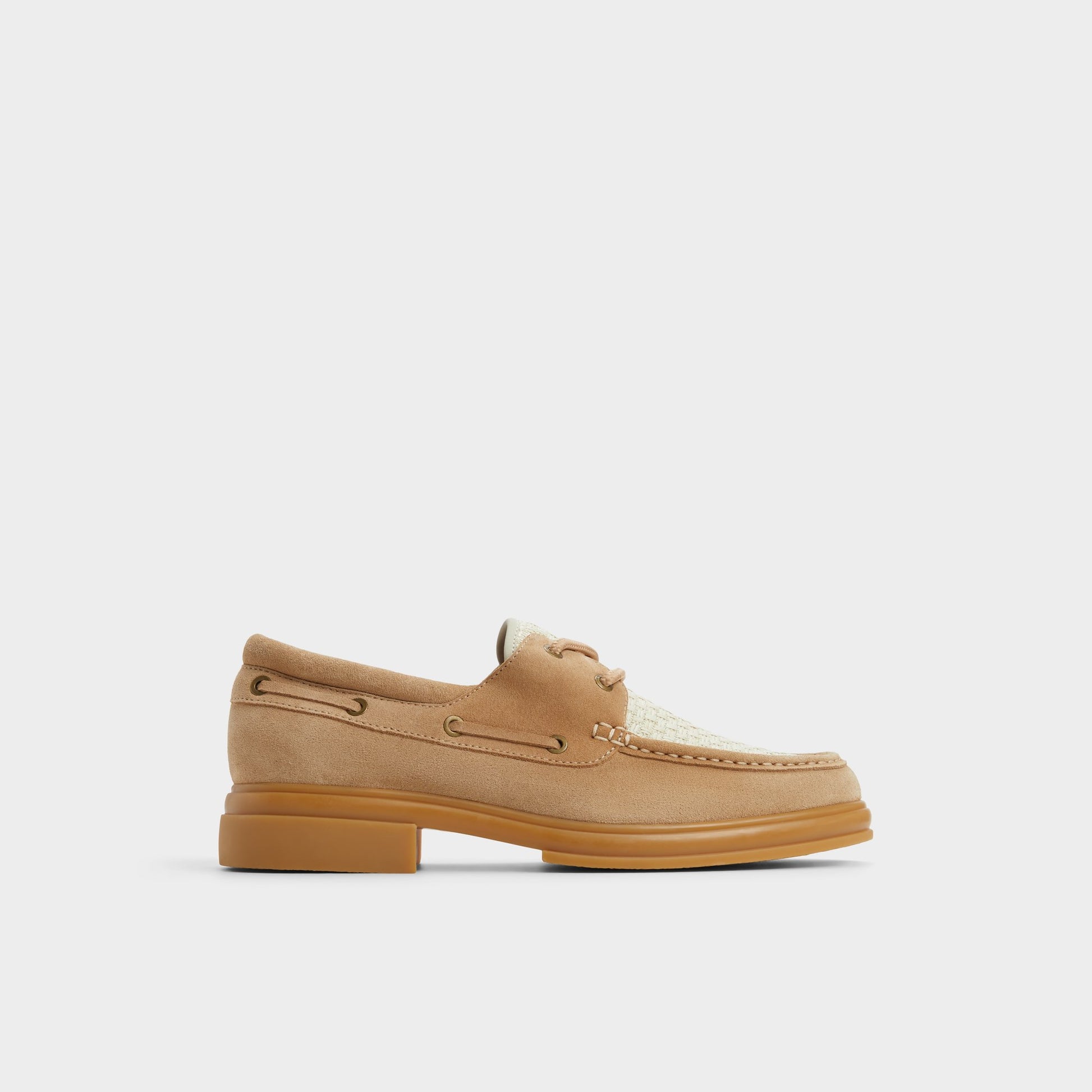 Main View of Beige Seaexplorer Boat shoe for Mens