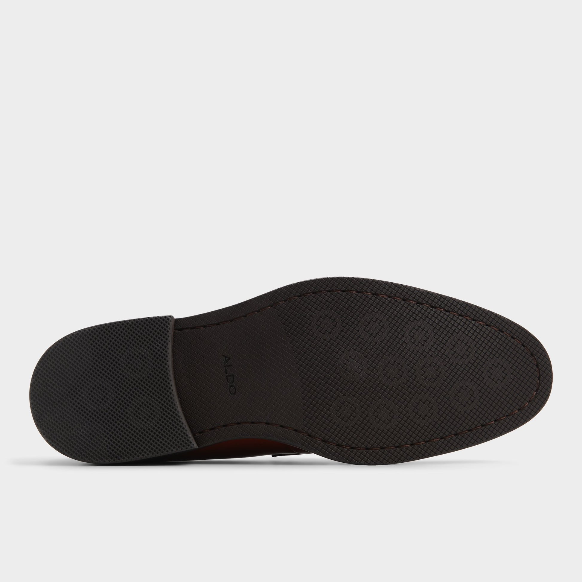 View of Cognac Salinero Loafer's sole