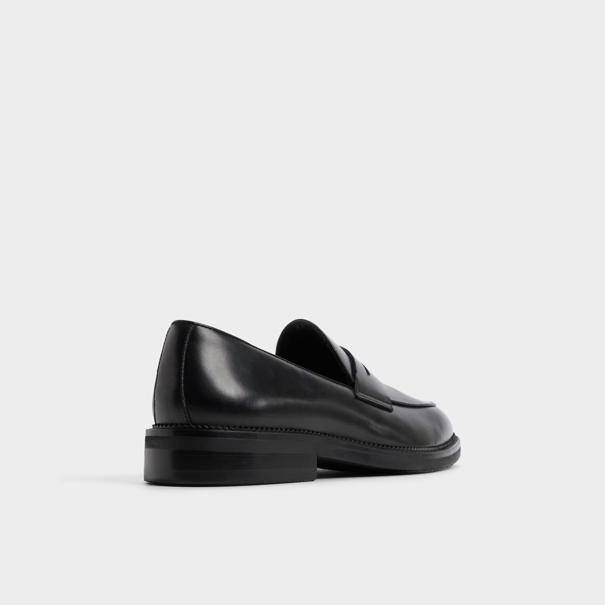 Three-quarter angle of Black Salinero Loafer's back side