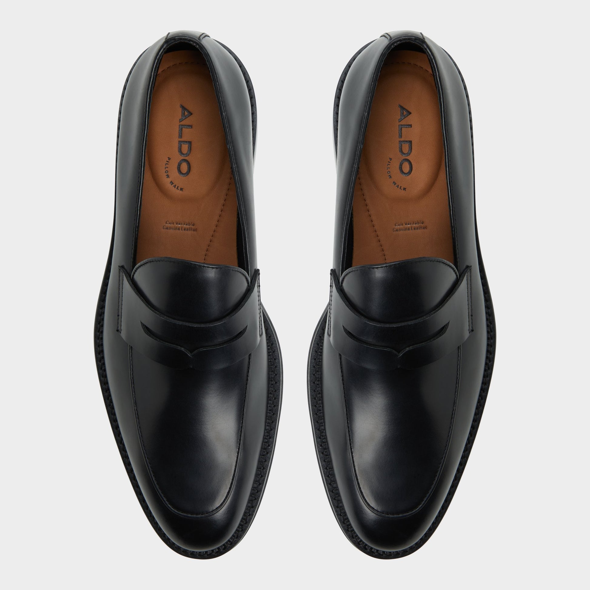Top-down view of the Black Salinero Loafer