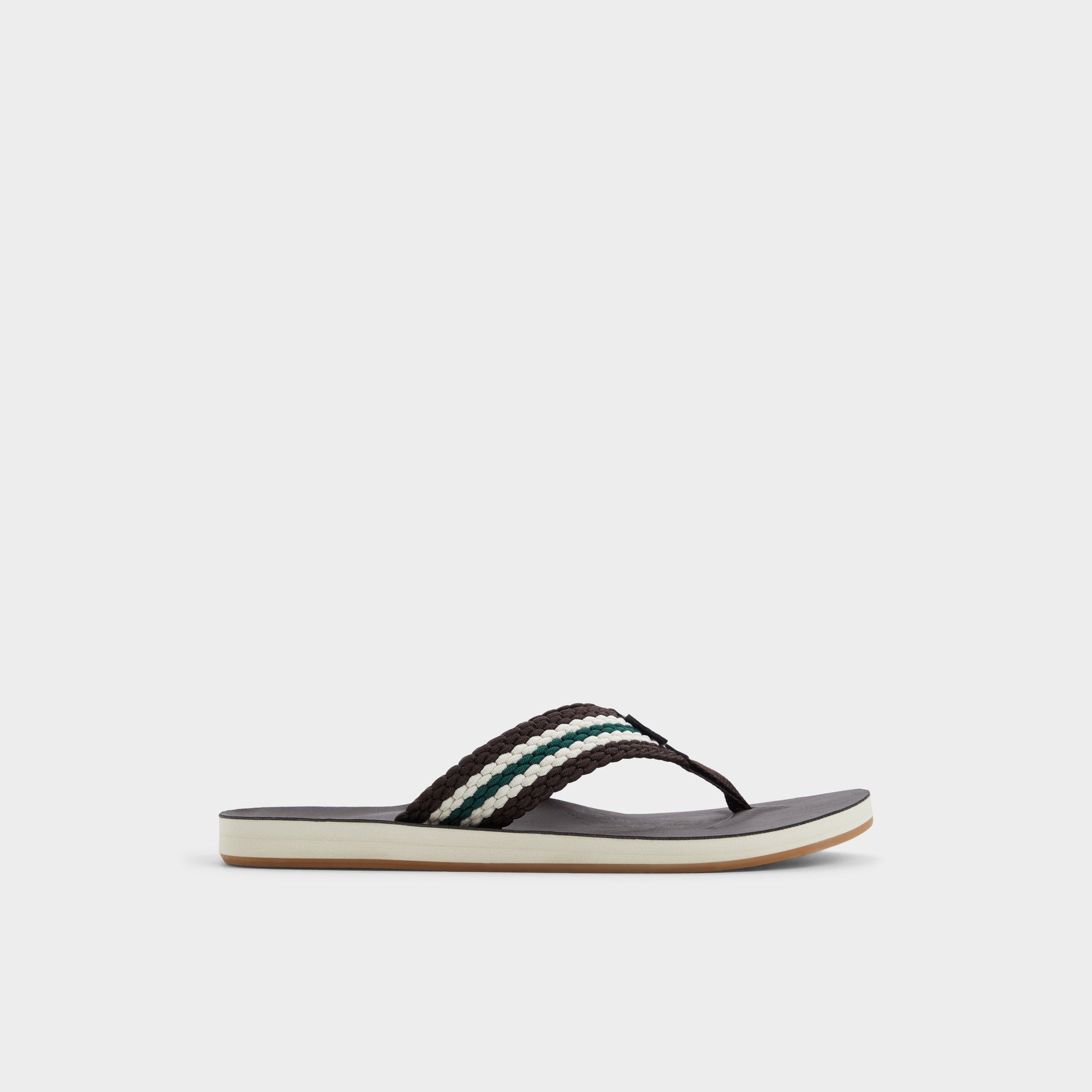 Main View of Dark Brown Adede Flip flop for Mens