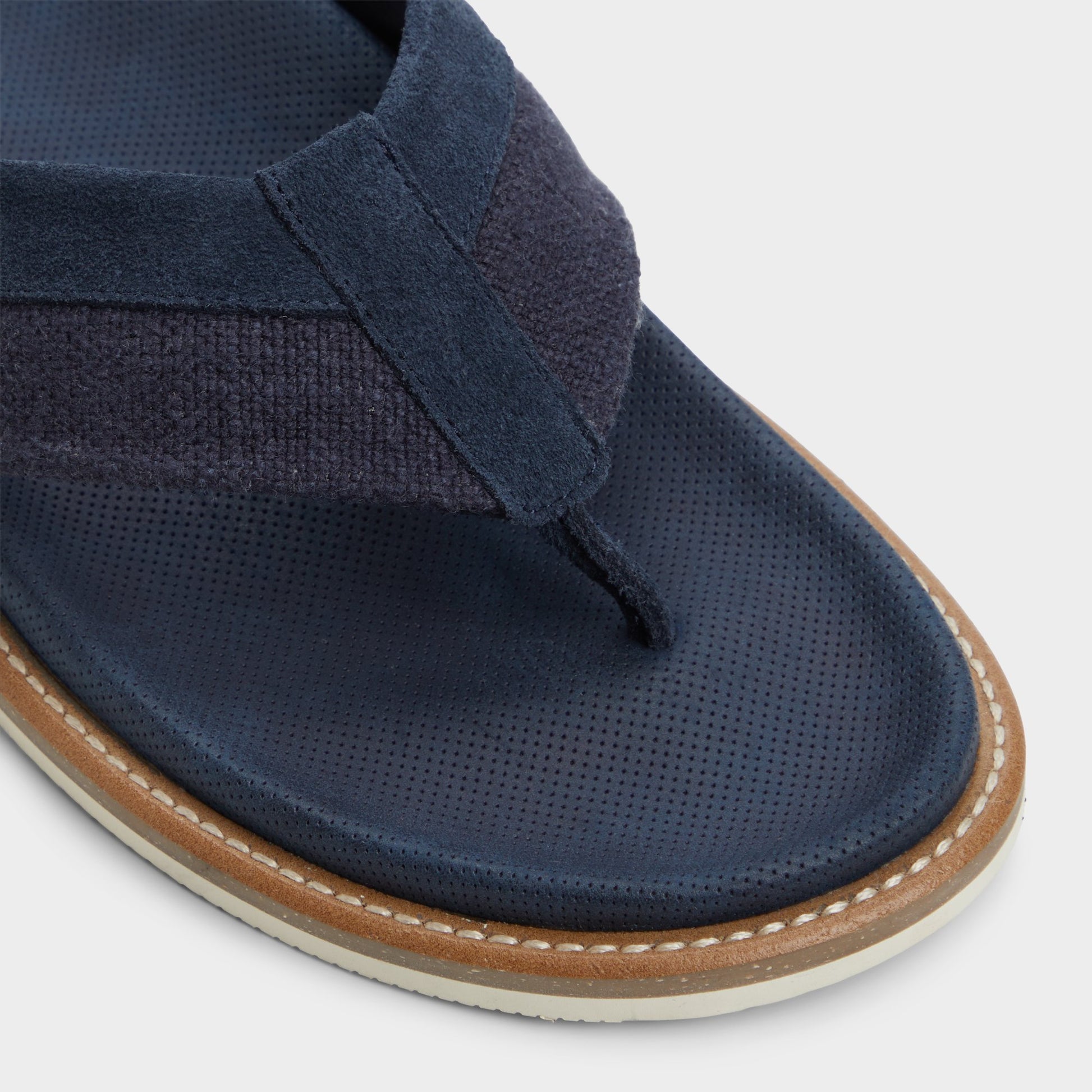 Close-up of the Navy Beachbreeze Slide sandal
