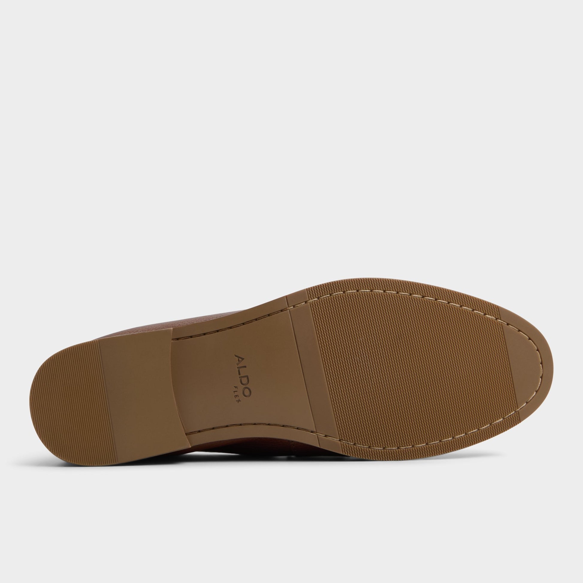 View of Cognac Fano Loafer's sole