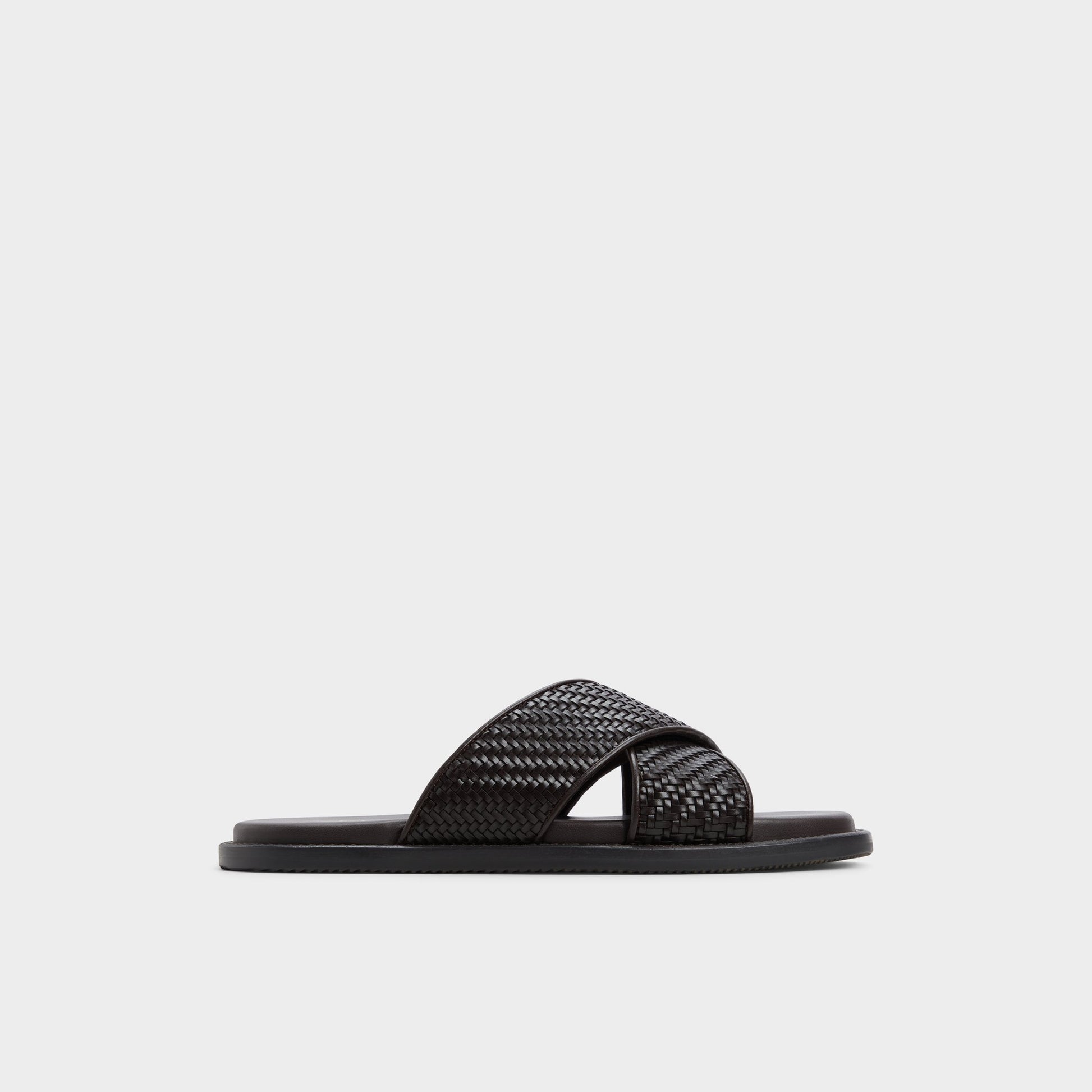 Main View of Dark Brown Tarik Slide sandal for Mens