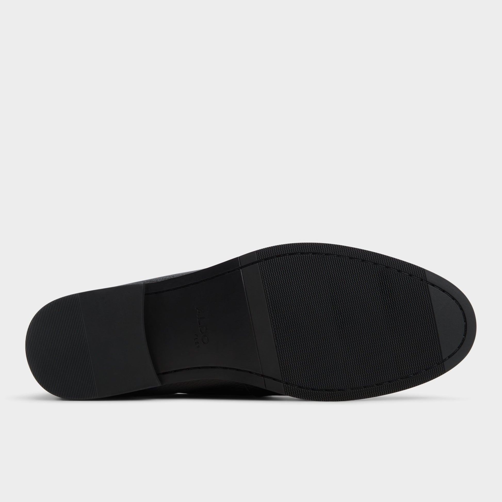 View of Black Zaccary Loafer's sole