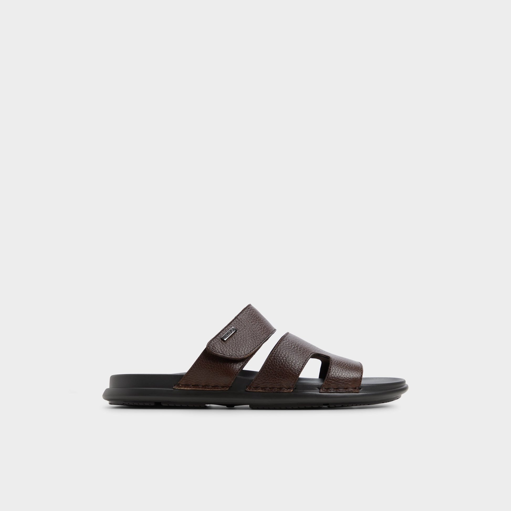 Main View of Dark Brown Windham Slide sandal for Mens