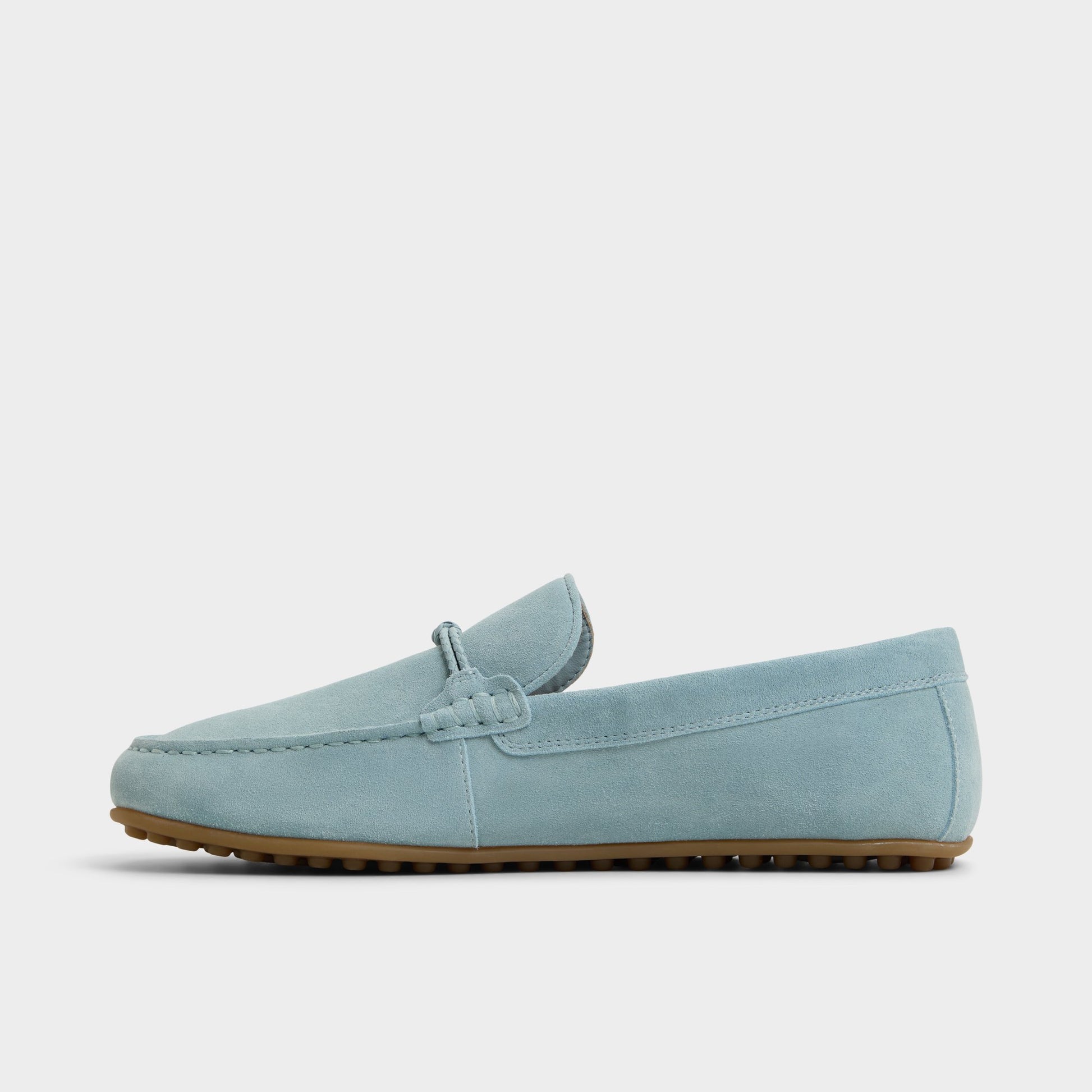Side view of Light Blue Wilbart Loafer