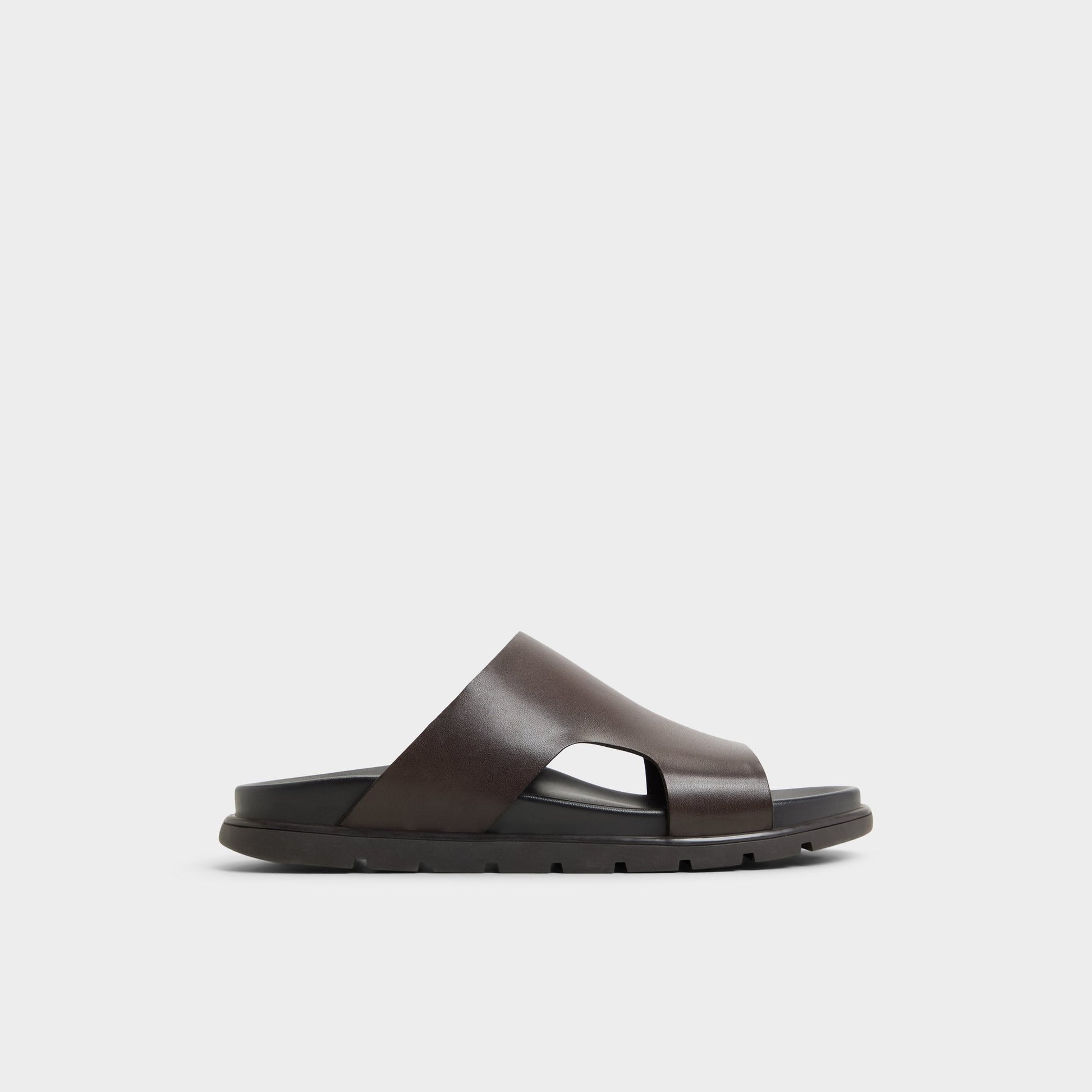Main View of Dark Brown Soar Slide sandal for Mens