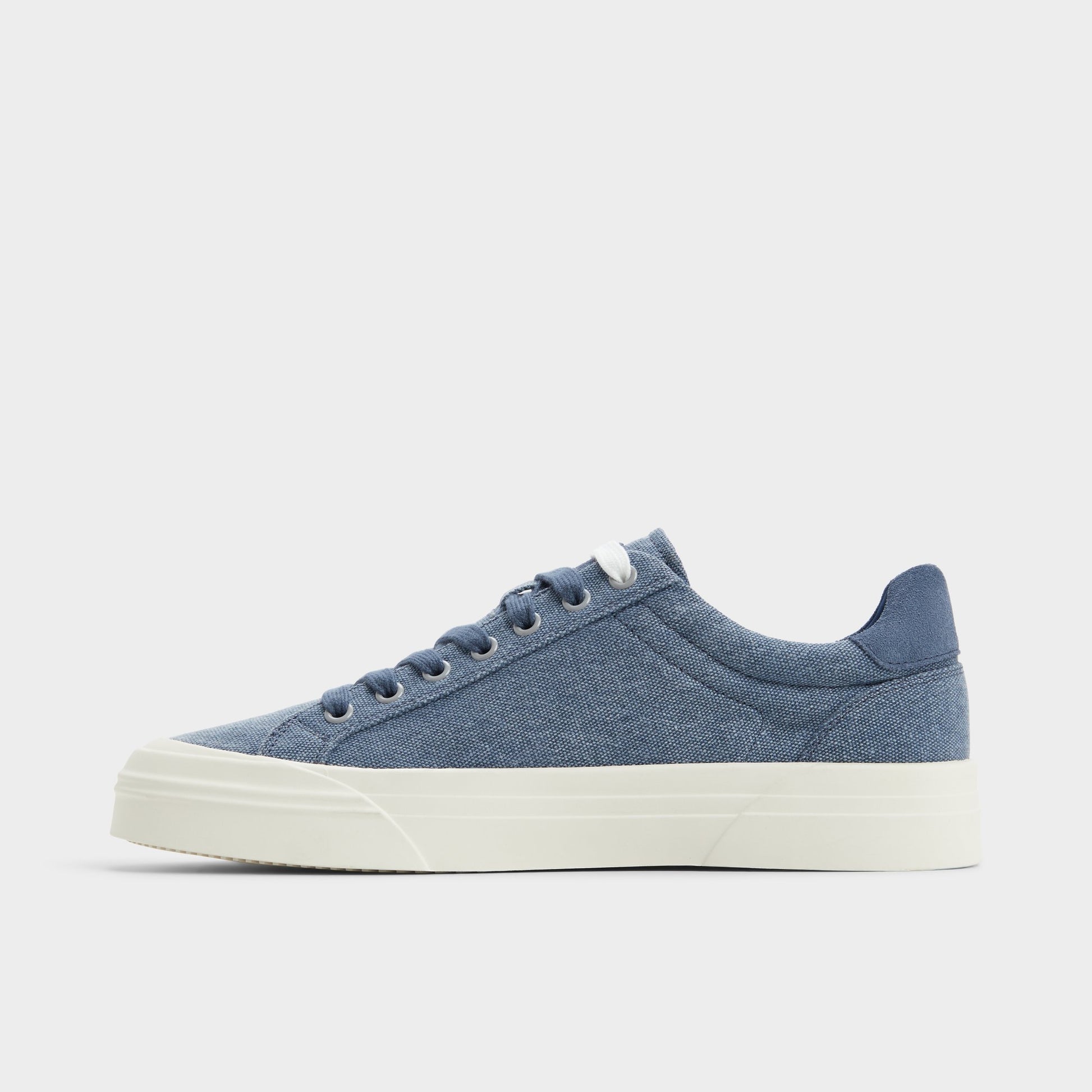 Side view of Light Blue Wildside Low top sneaker