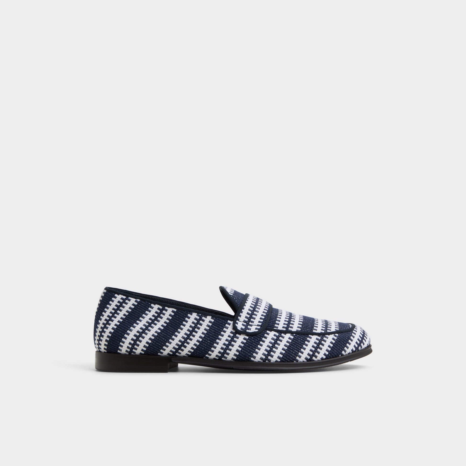 Main View of Navy Waterfront Loafer for Mens