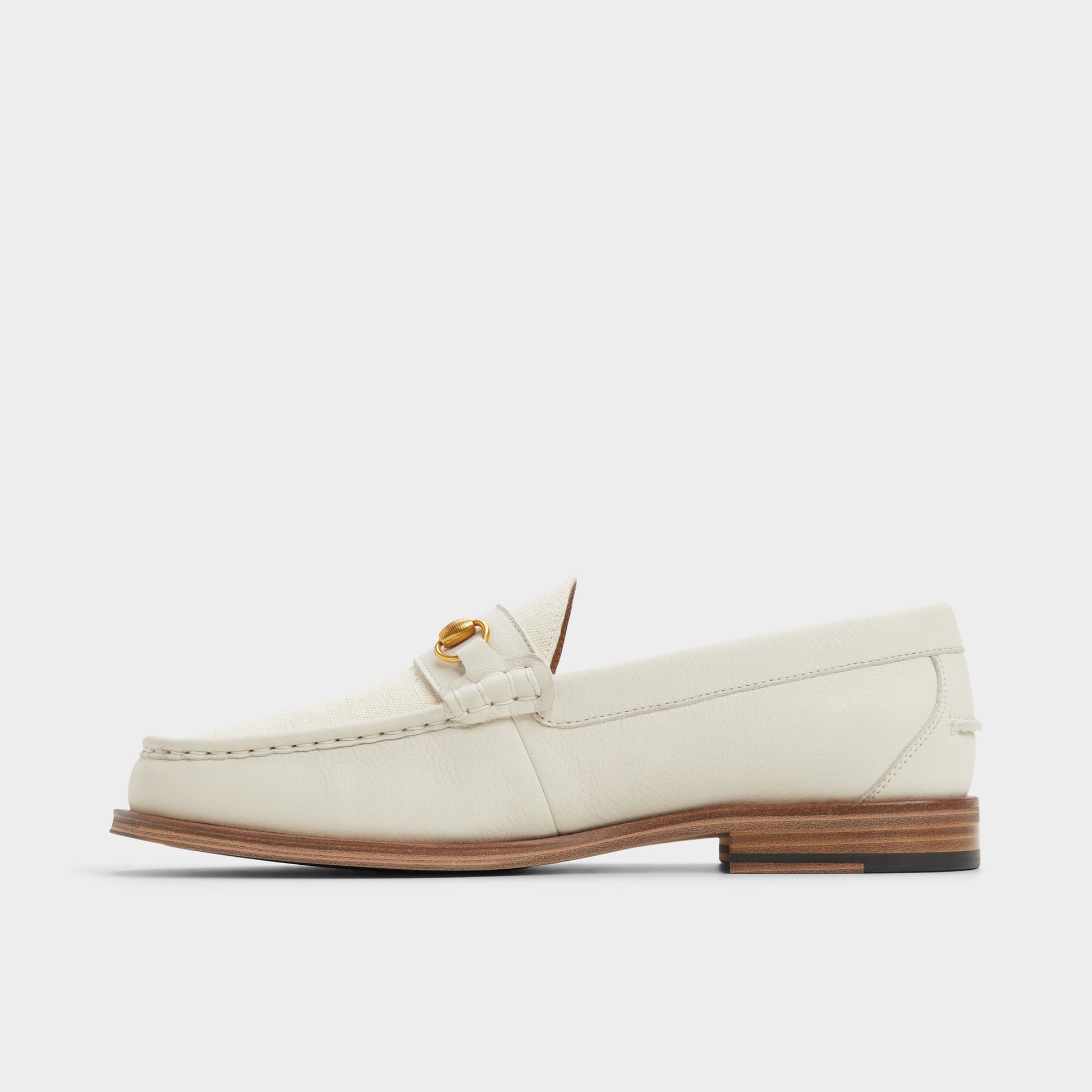 Side view of Light Beige Wildwood Loafer