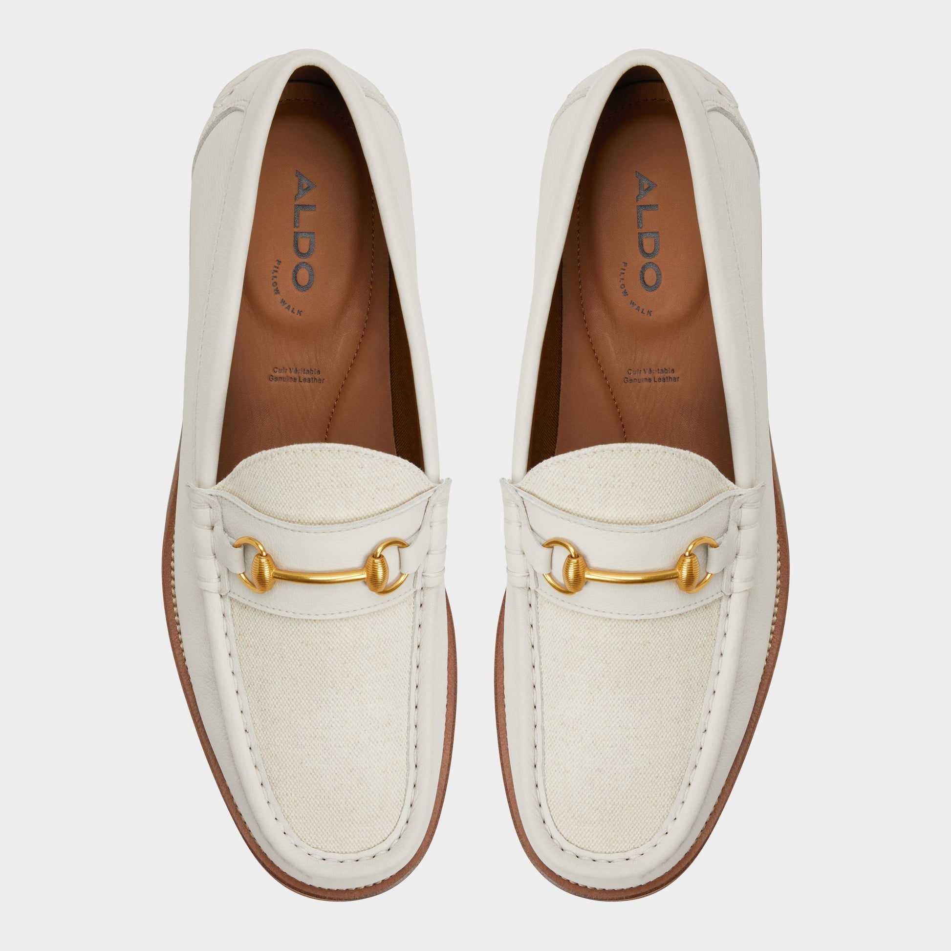 Top-down view of the Light Beige Wildwood Loafer