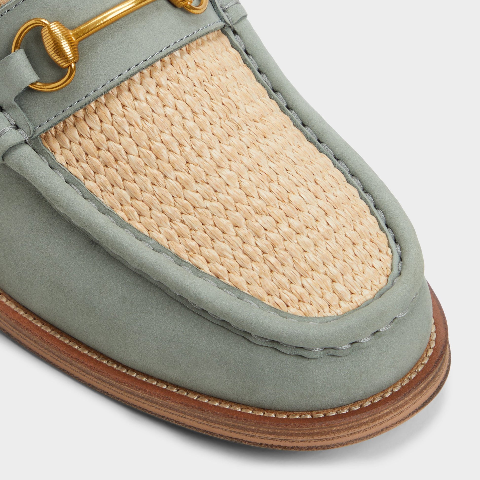 Close-up of the Green combo Wildwood Loafer